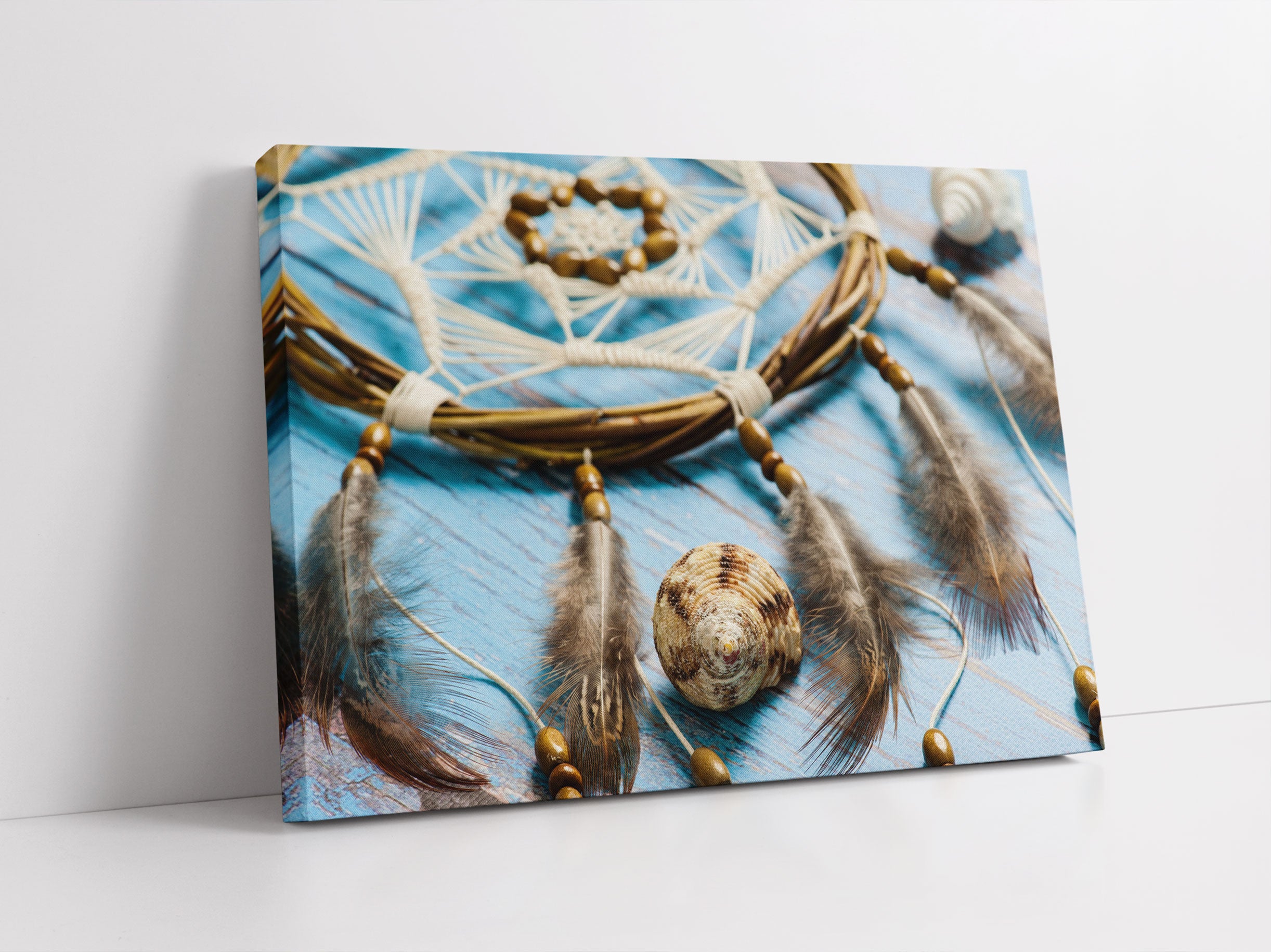 Traumfänger mit Federn Leinwandbild Studio