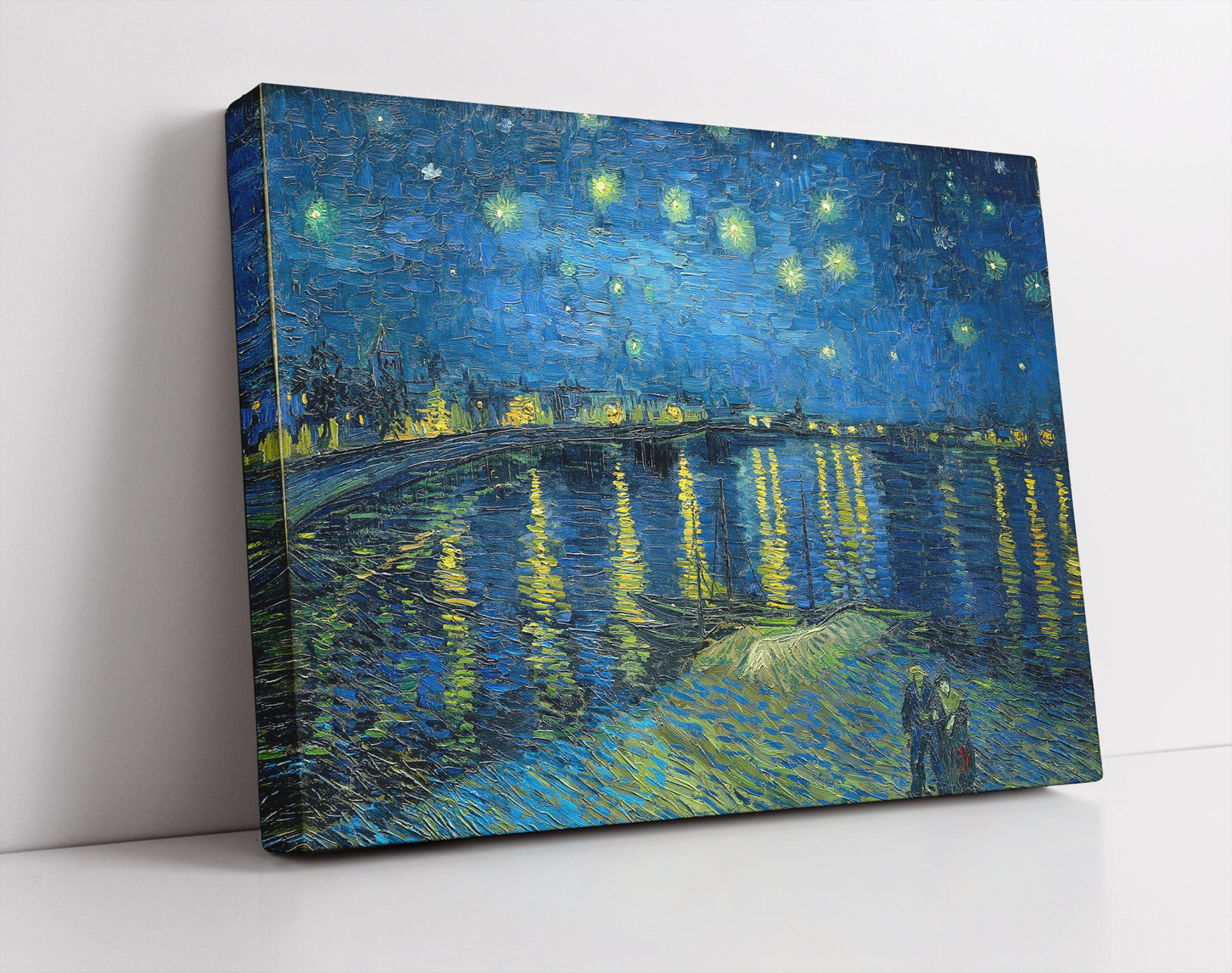 Vincent Van Gogh - Sternennacht über die Rhône, Leinwandbild