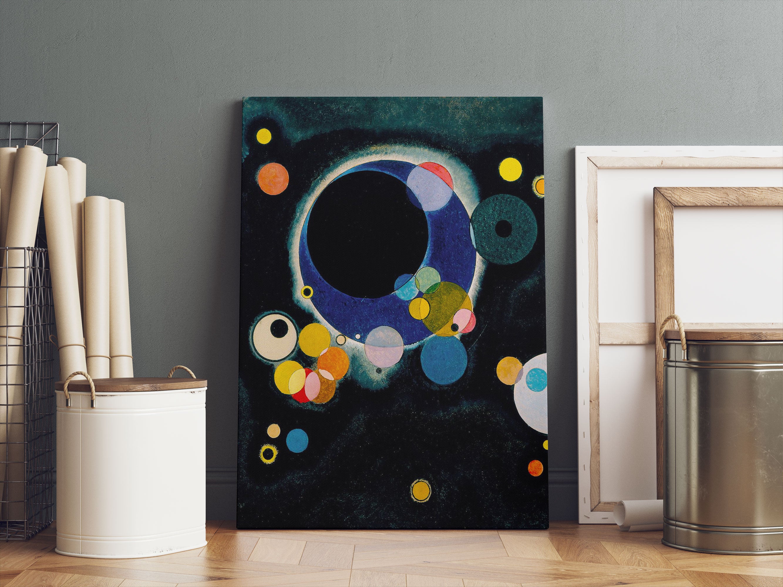 Robert Delaunay - Zirkuläre Formen Leinwandbild Sofa