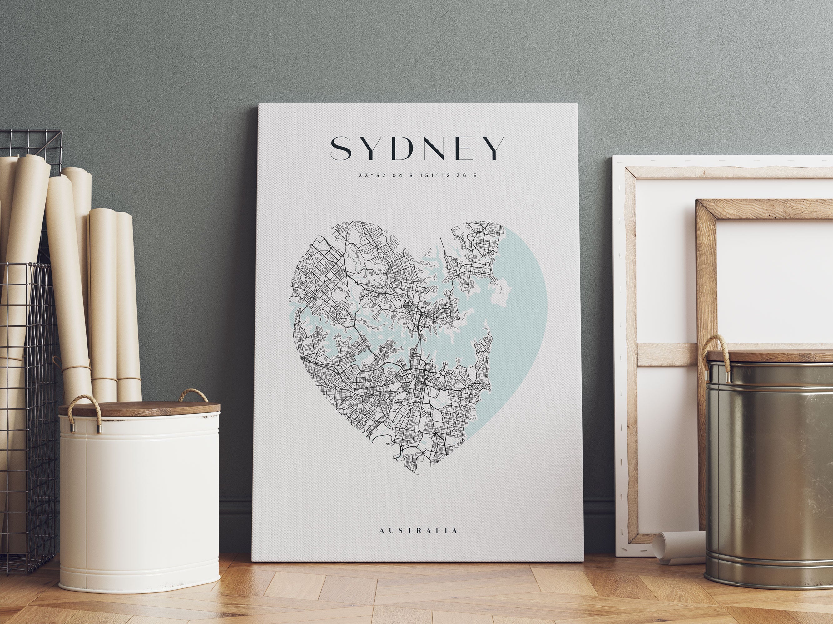Lieblings Stadt - Sydney, Leinwandbild