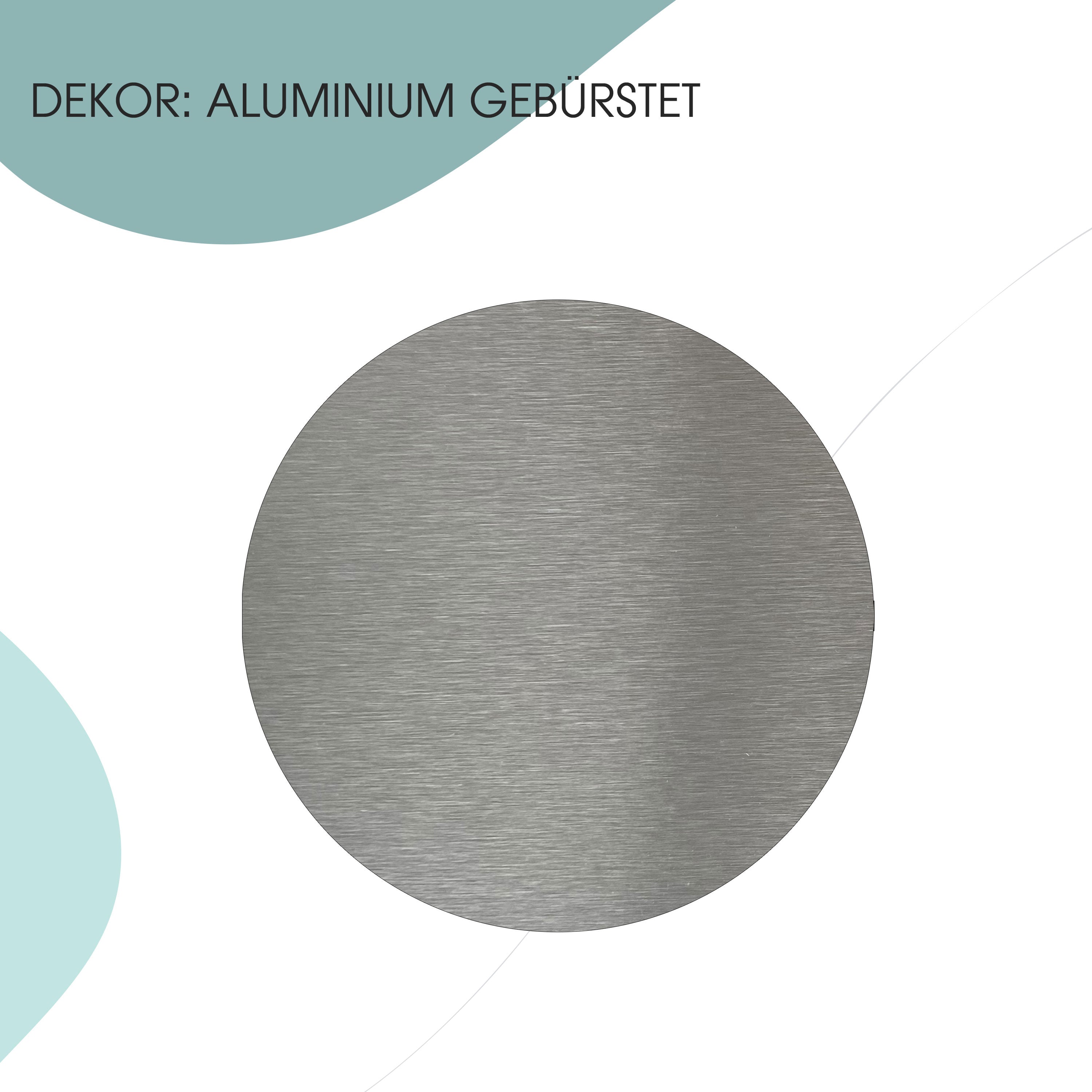 Spiegelrahmen Klassiko, Farbe: Aluminium gebürstet | Wandspiegel in 11 Größen