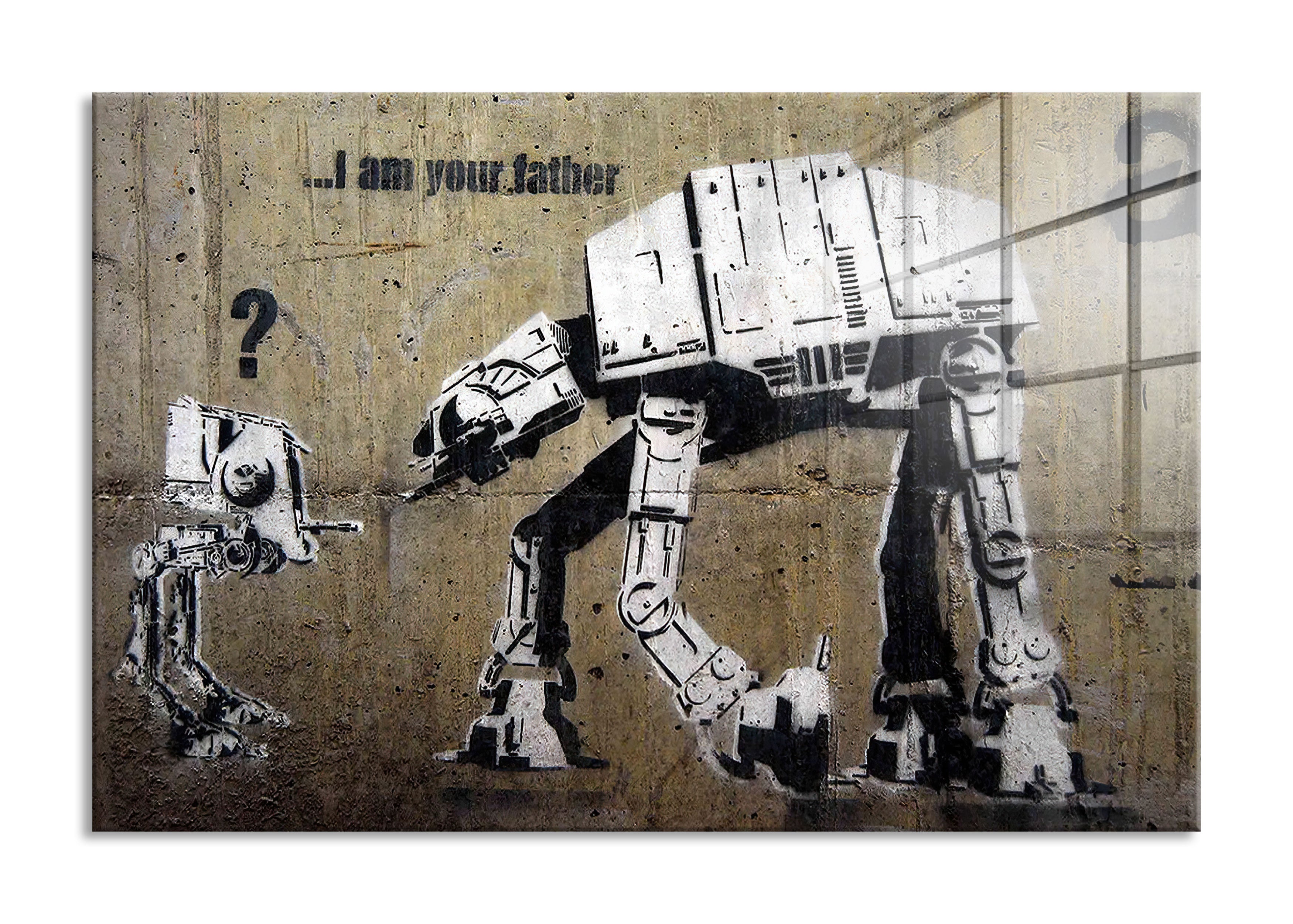 Banksy - I am your Father ?, Glasbild