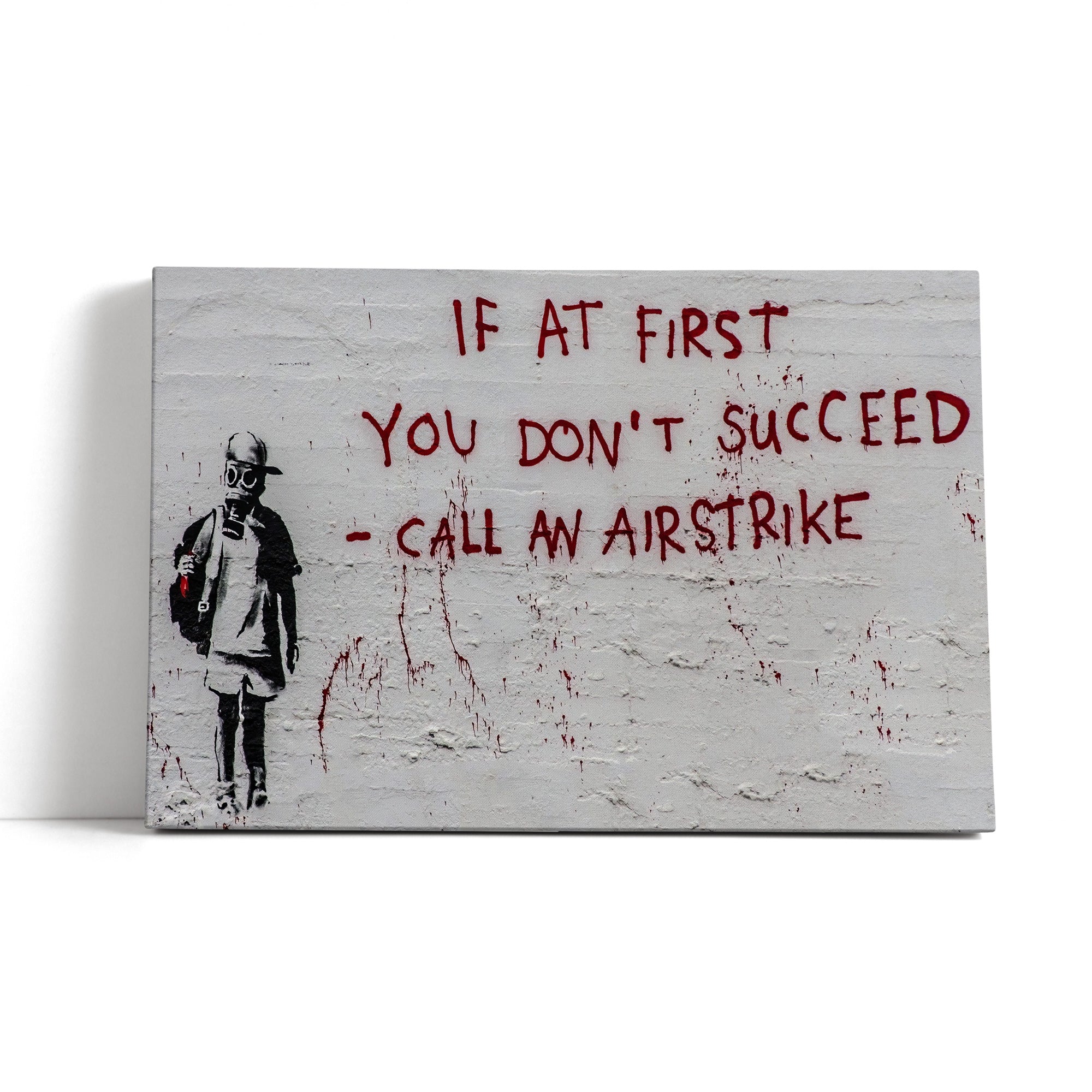 Banksy - Call an Airstrike, Leinwandbild