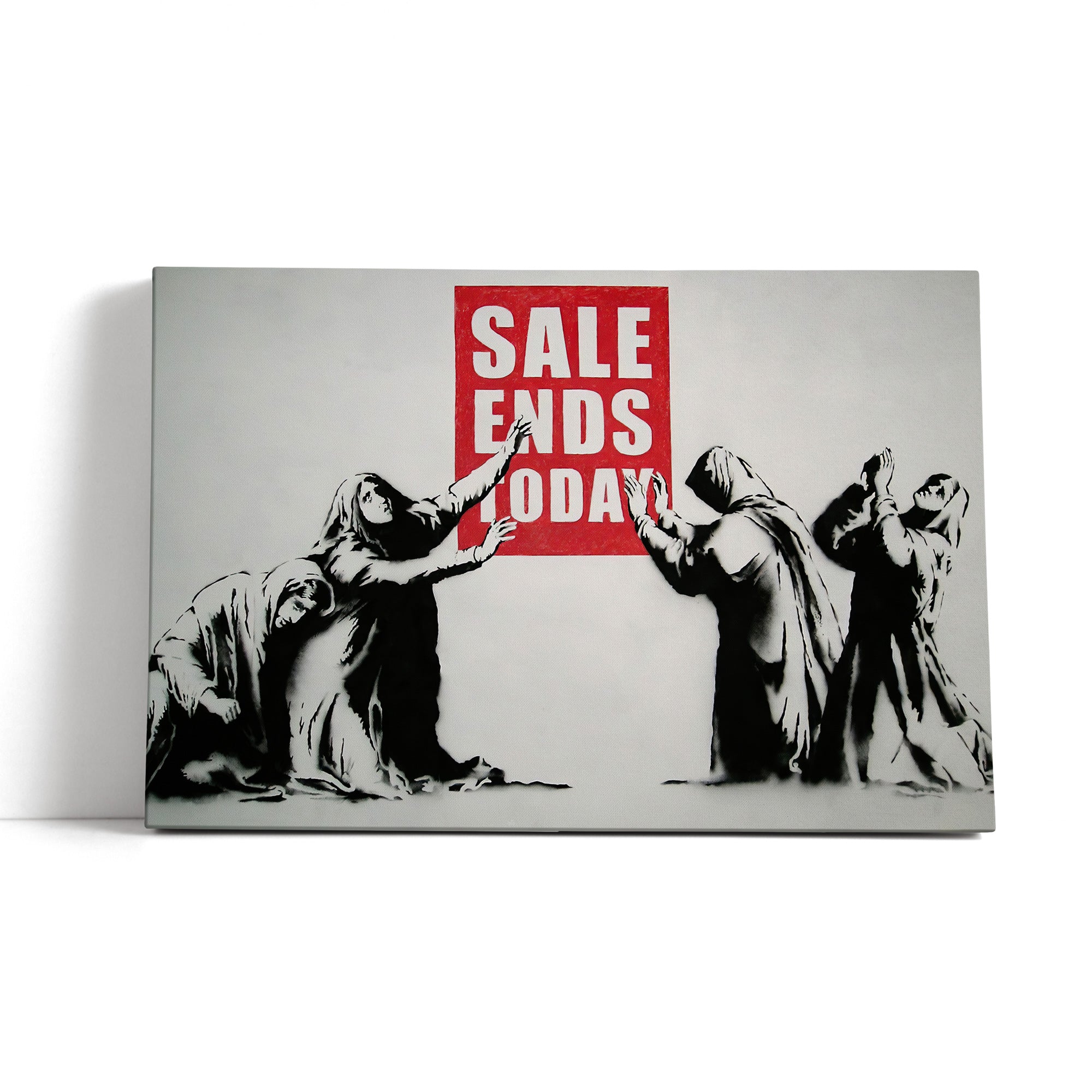 Banksy - Sale Ends Today, Leinwandbild