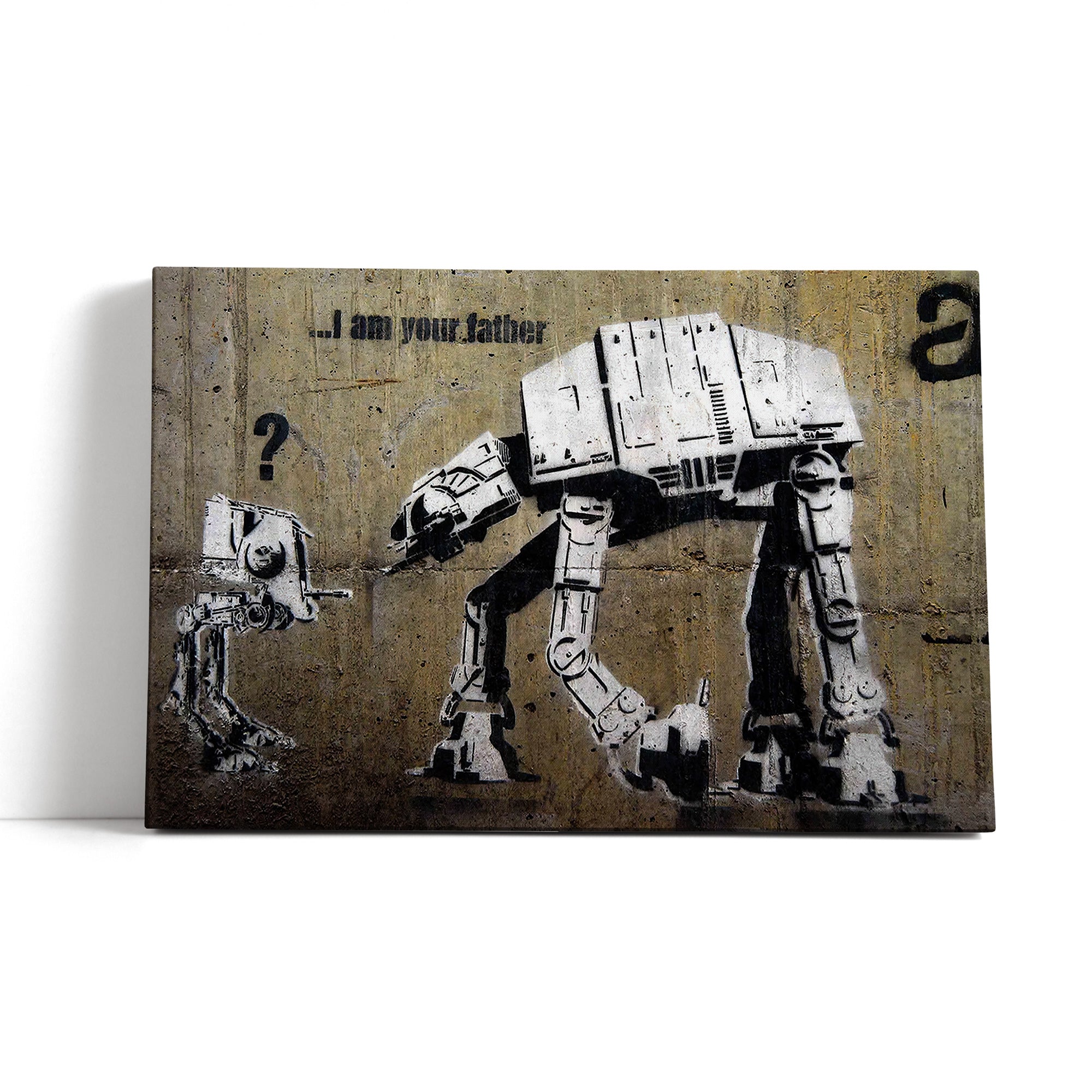 Banksy - I am your Father ?, Leinwandbild