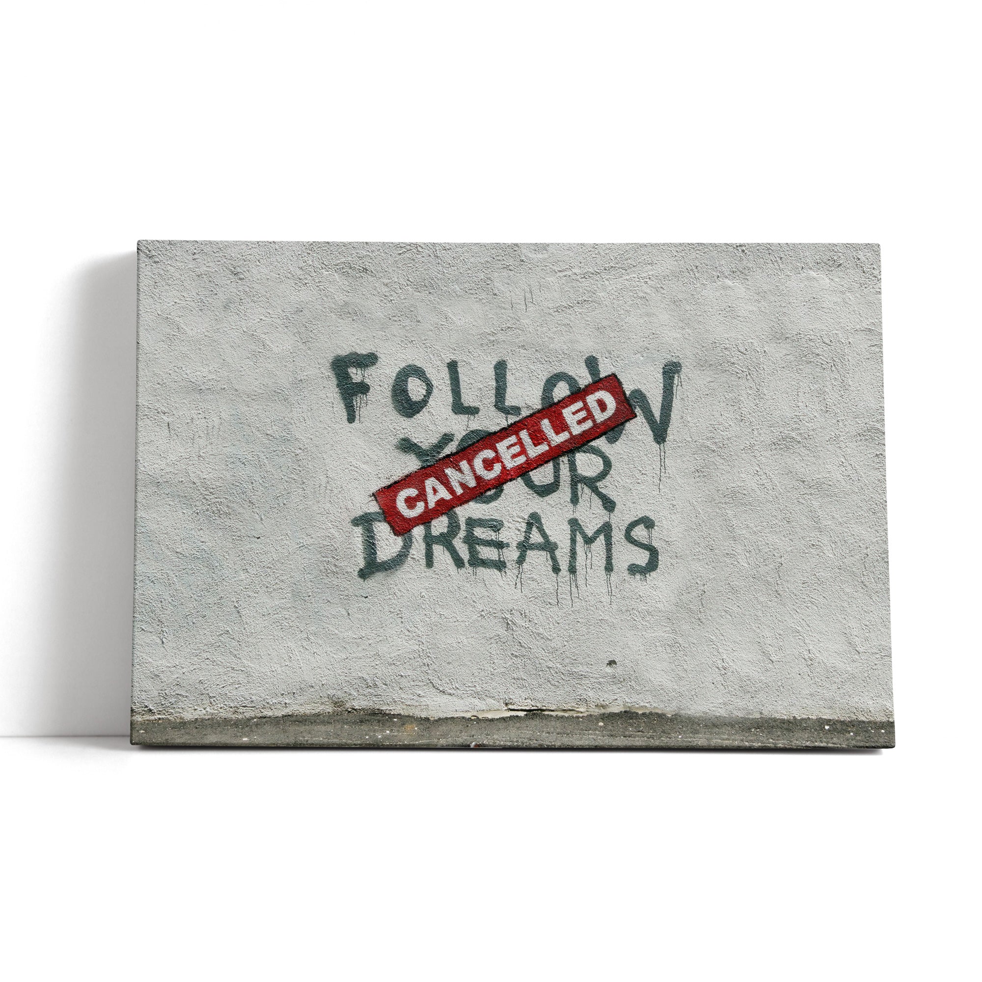 Banksy - Follow your Dreams 2.0, Leinwandbild