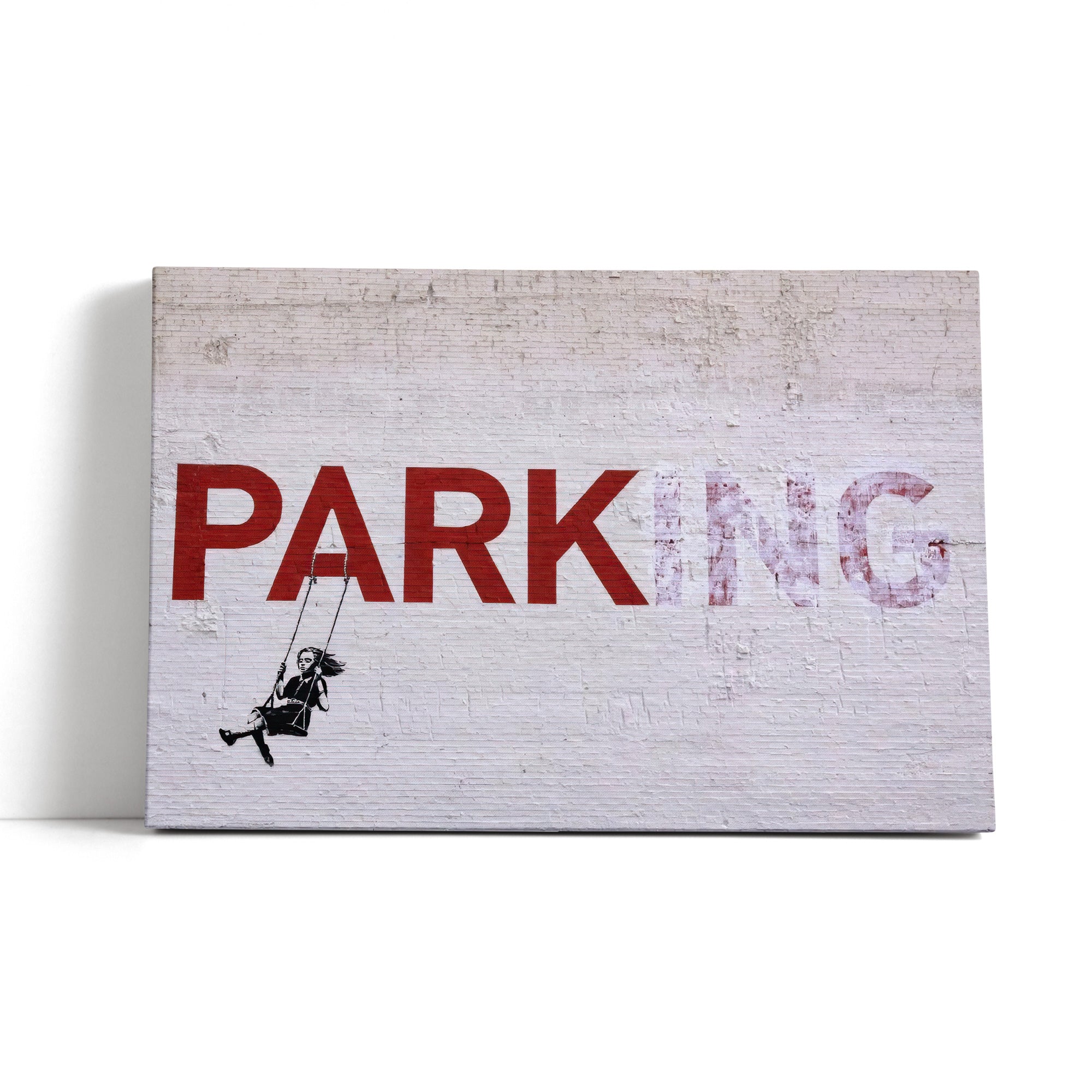 Banksy - Parking, Leinwandbild