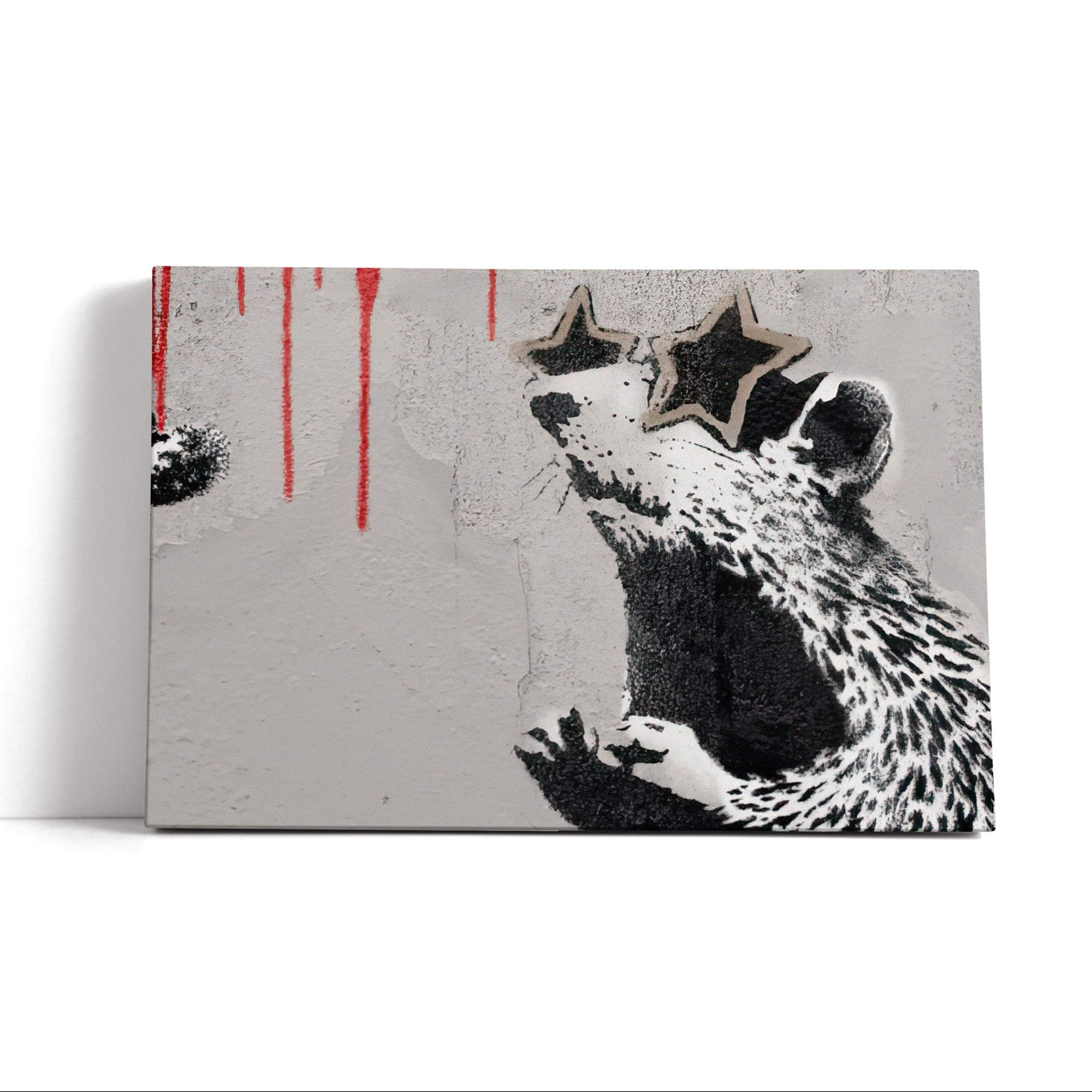 Banksy - Ratte mit Sonnenbrille, Leinwandbild