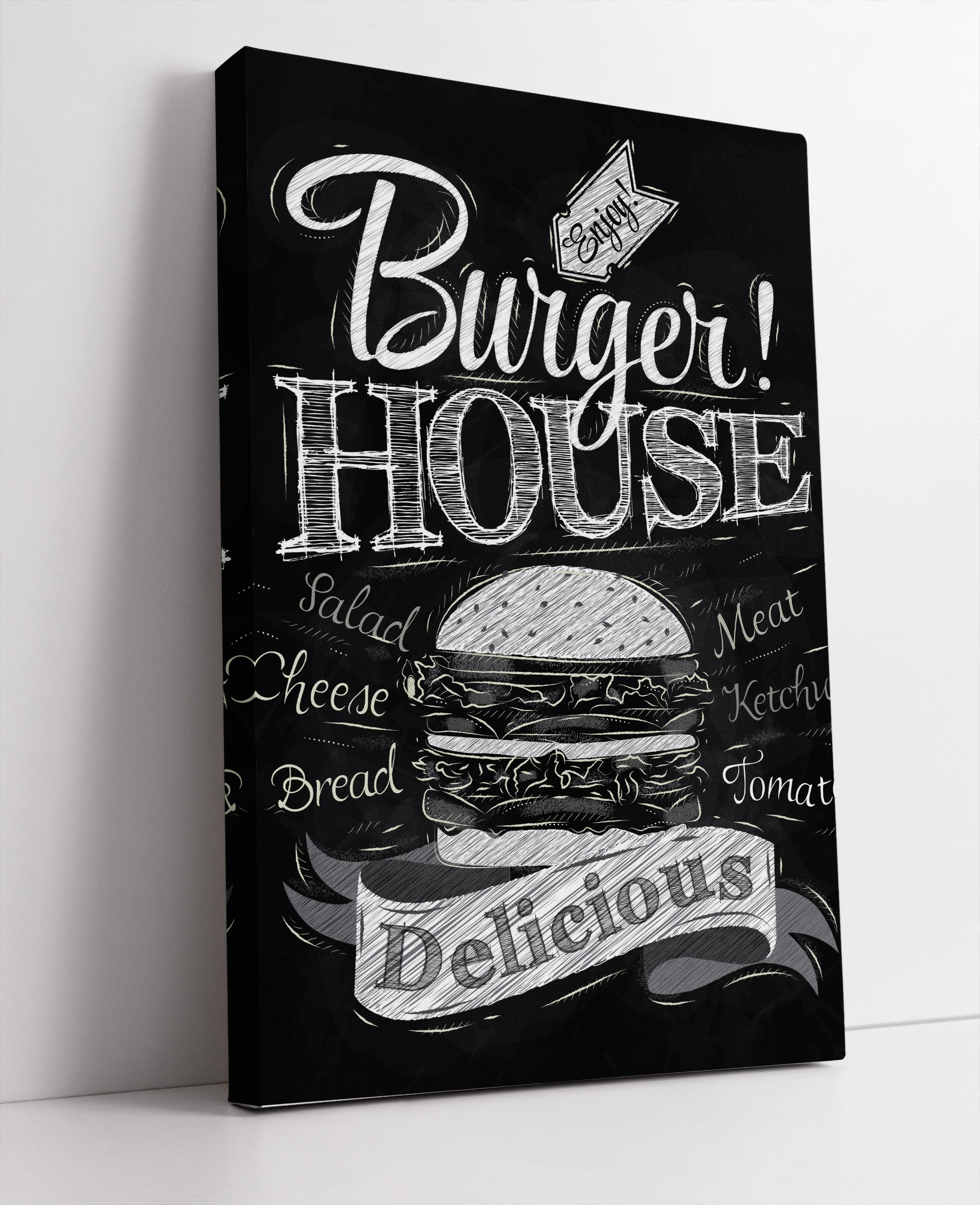 Burger House Leinwandbild Studio