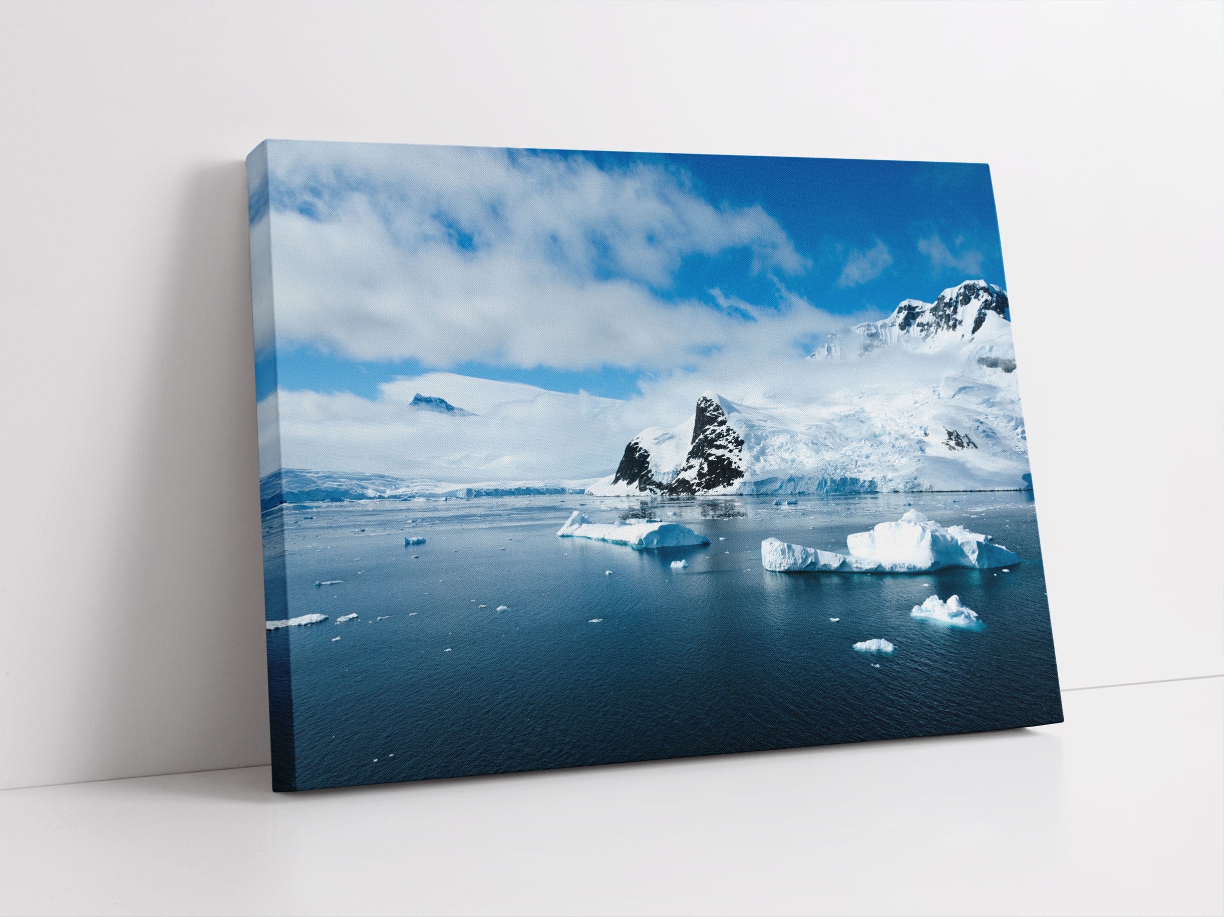 Winterlandschaft in der Antarktis Leinwandbild Studio