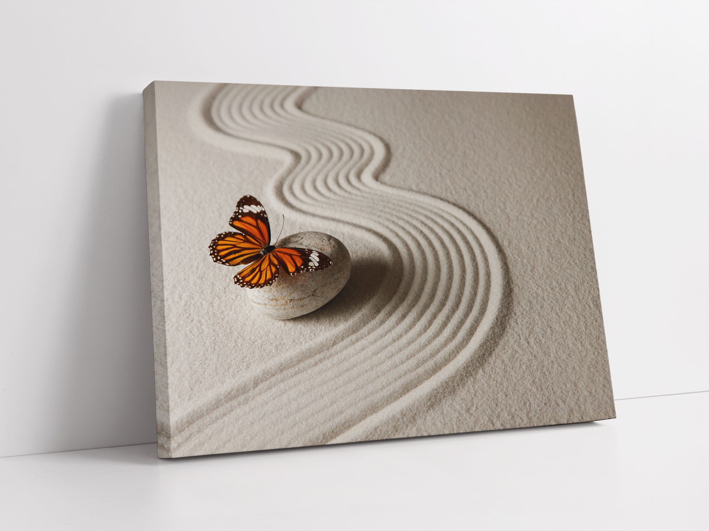 Zen Schmetterling Leinwandbild Studio