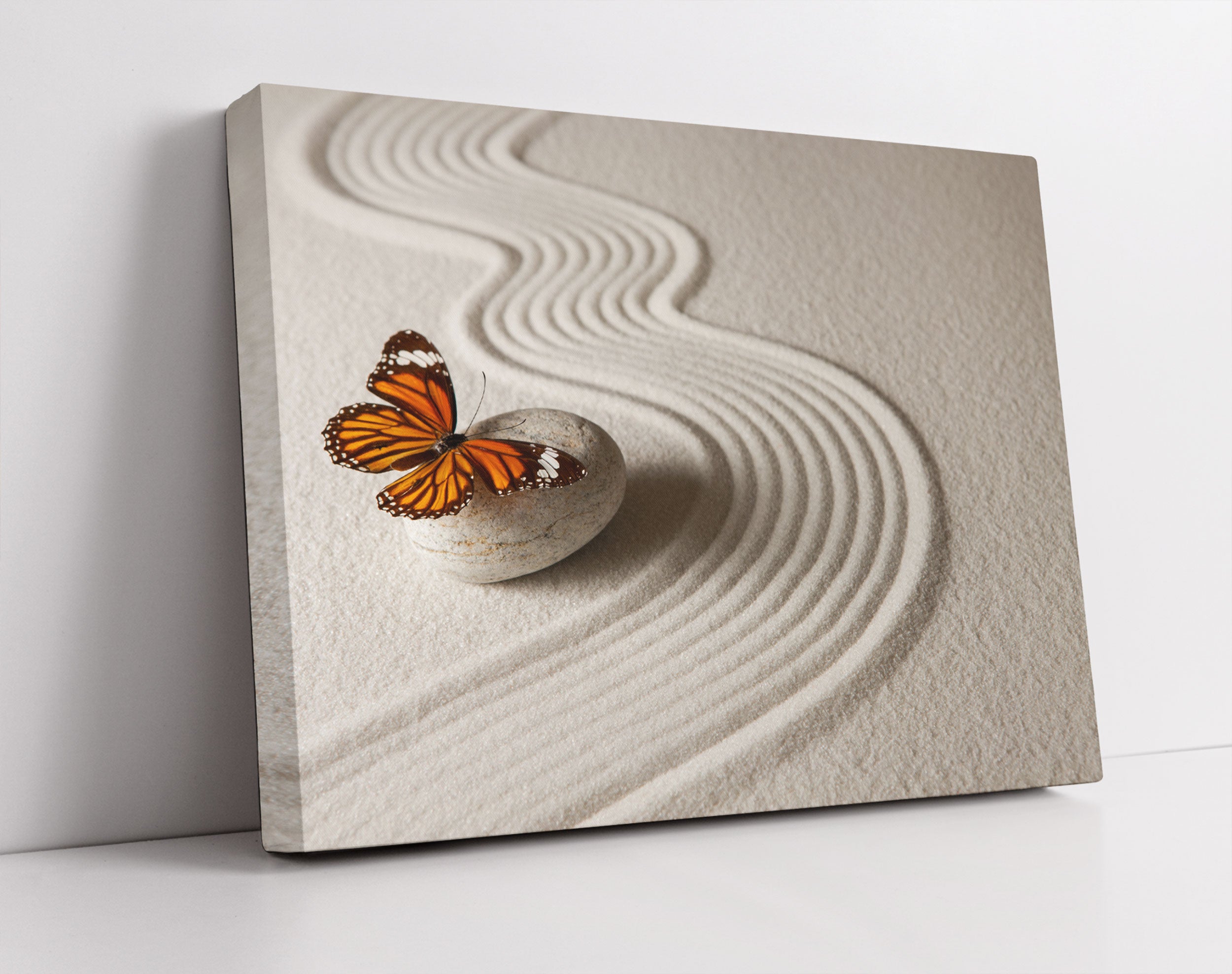 Zen Schmetterling - Leinwandbild