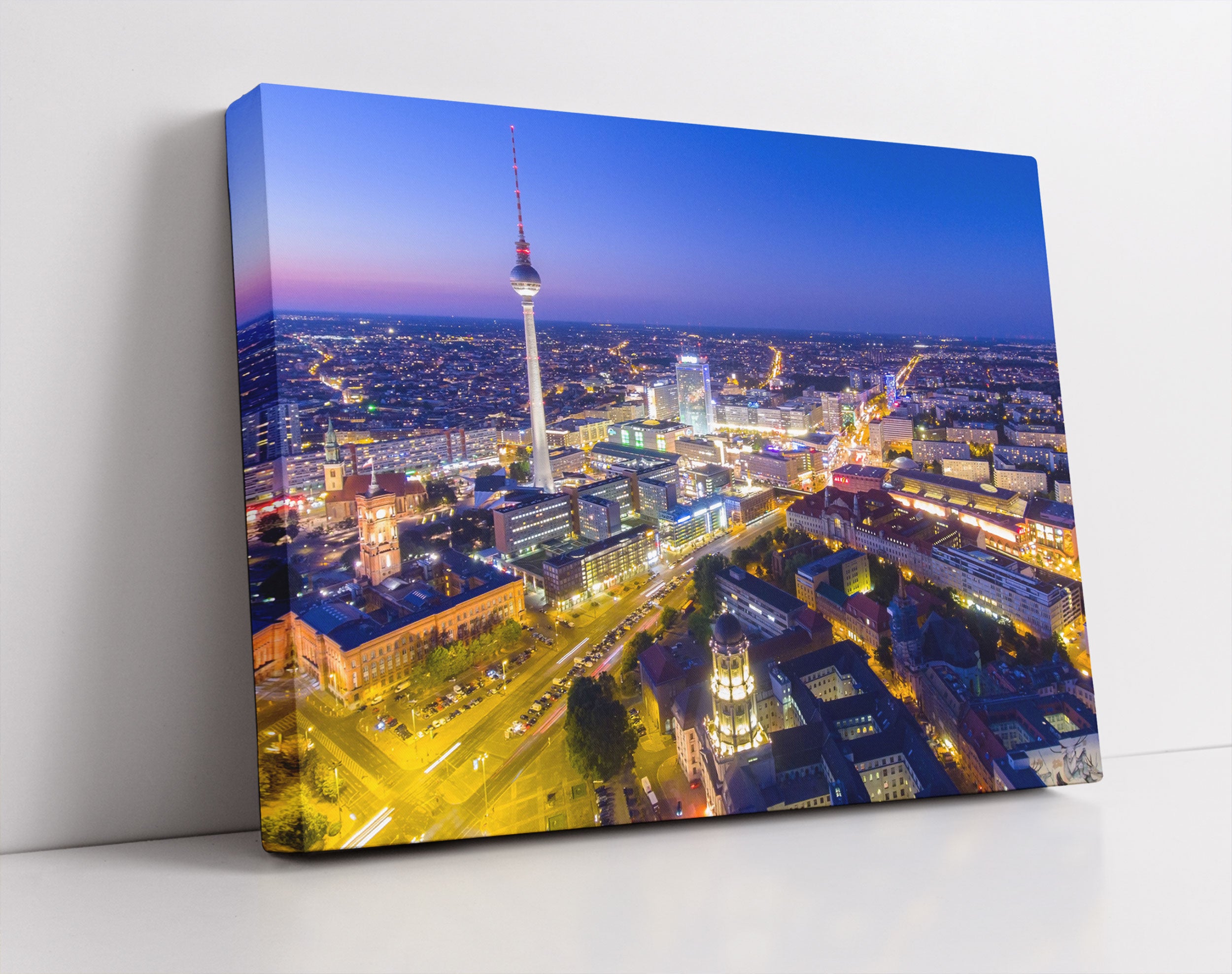 Berlin City Panorama - Leinwandbild