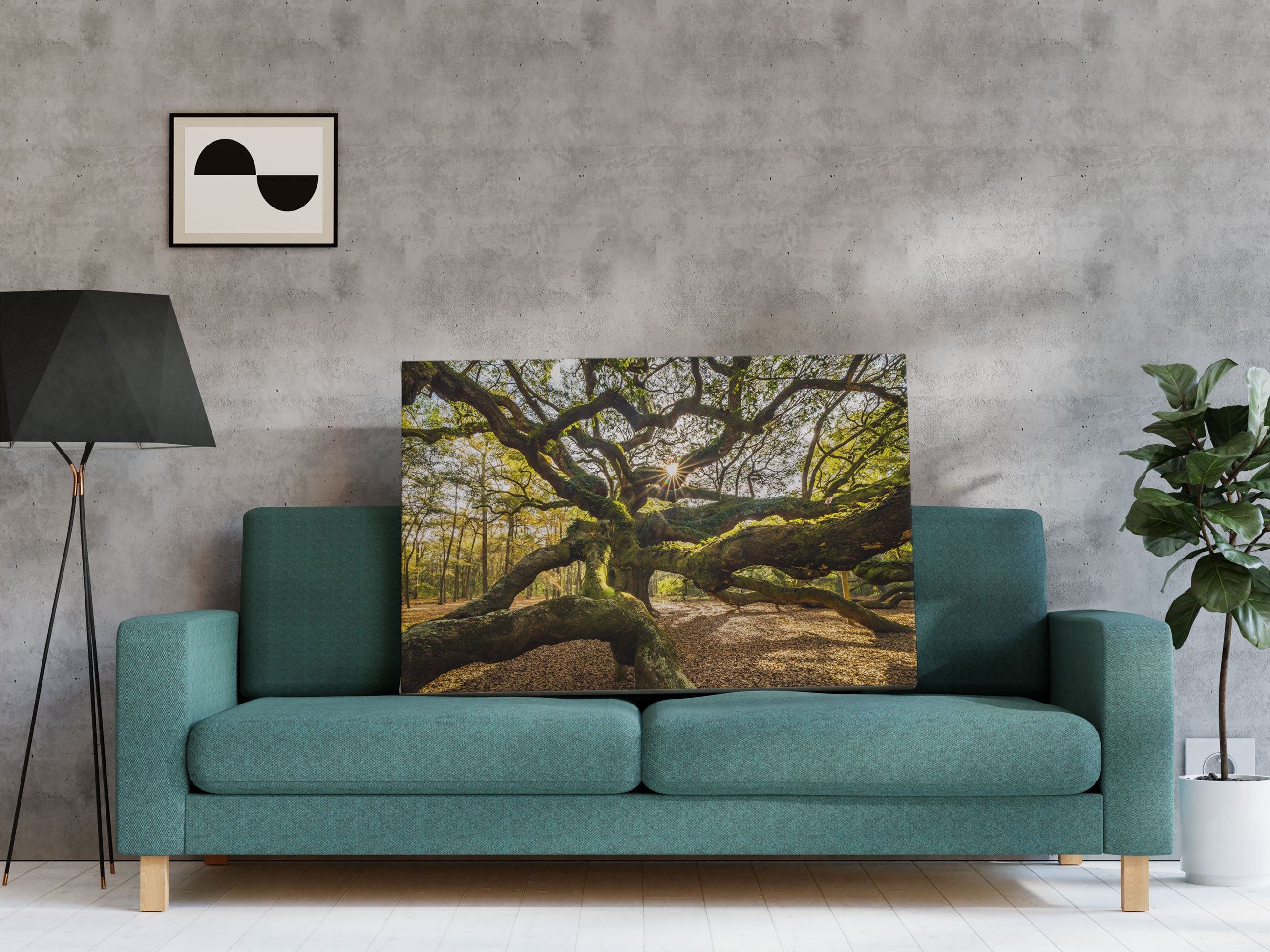 gigantisch verzweigter Baum Leinwandbild Regal