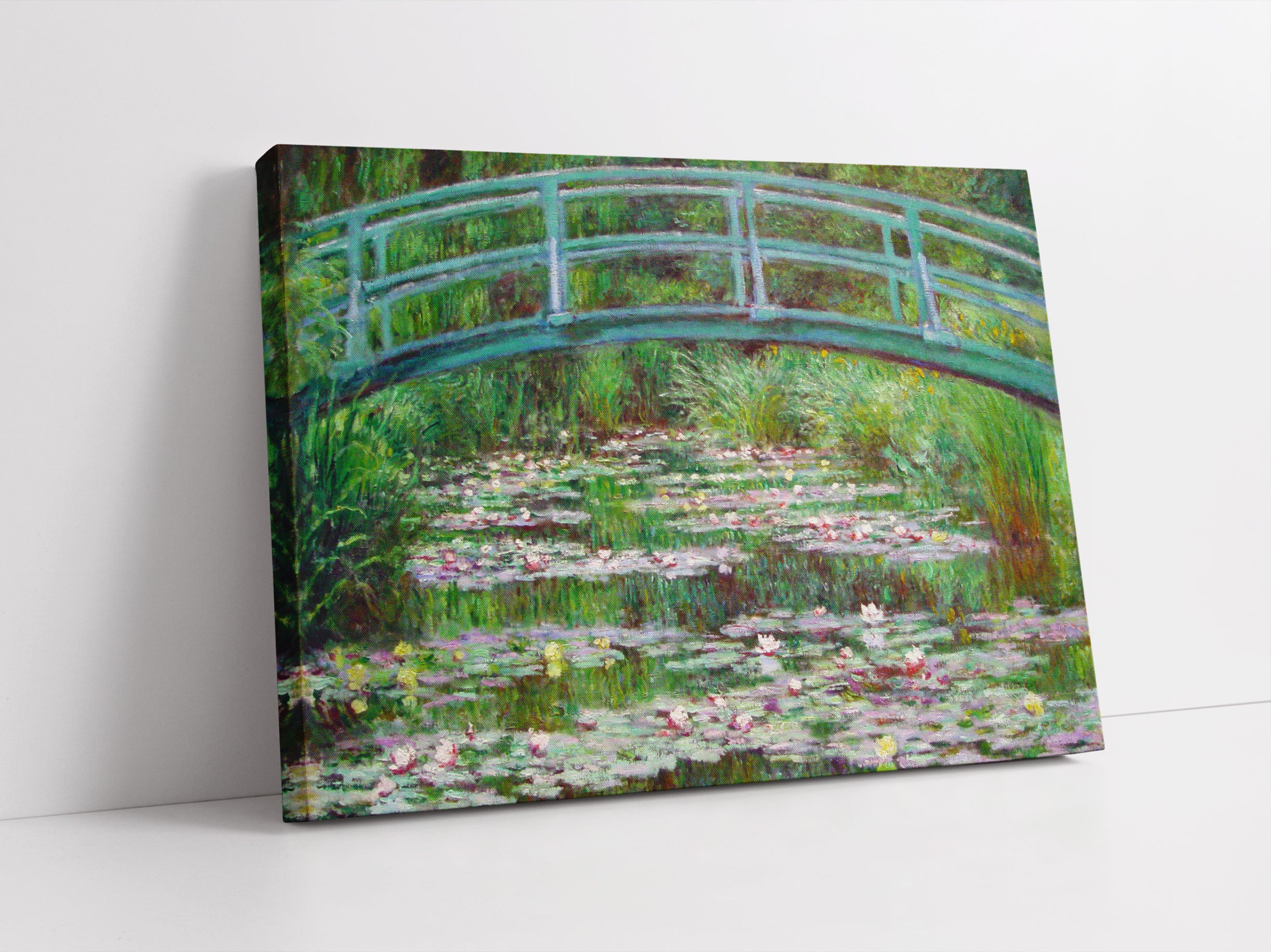 Claude Monet - japanische Brücke über den Seerosenteich I Leinwandbild Studio
