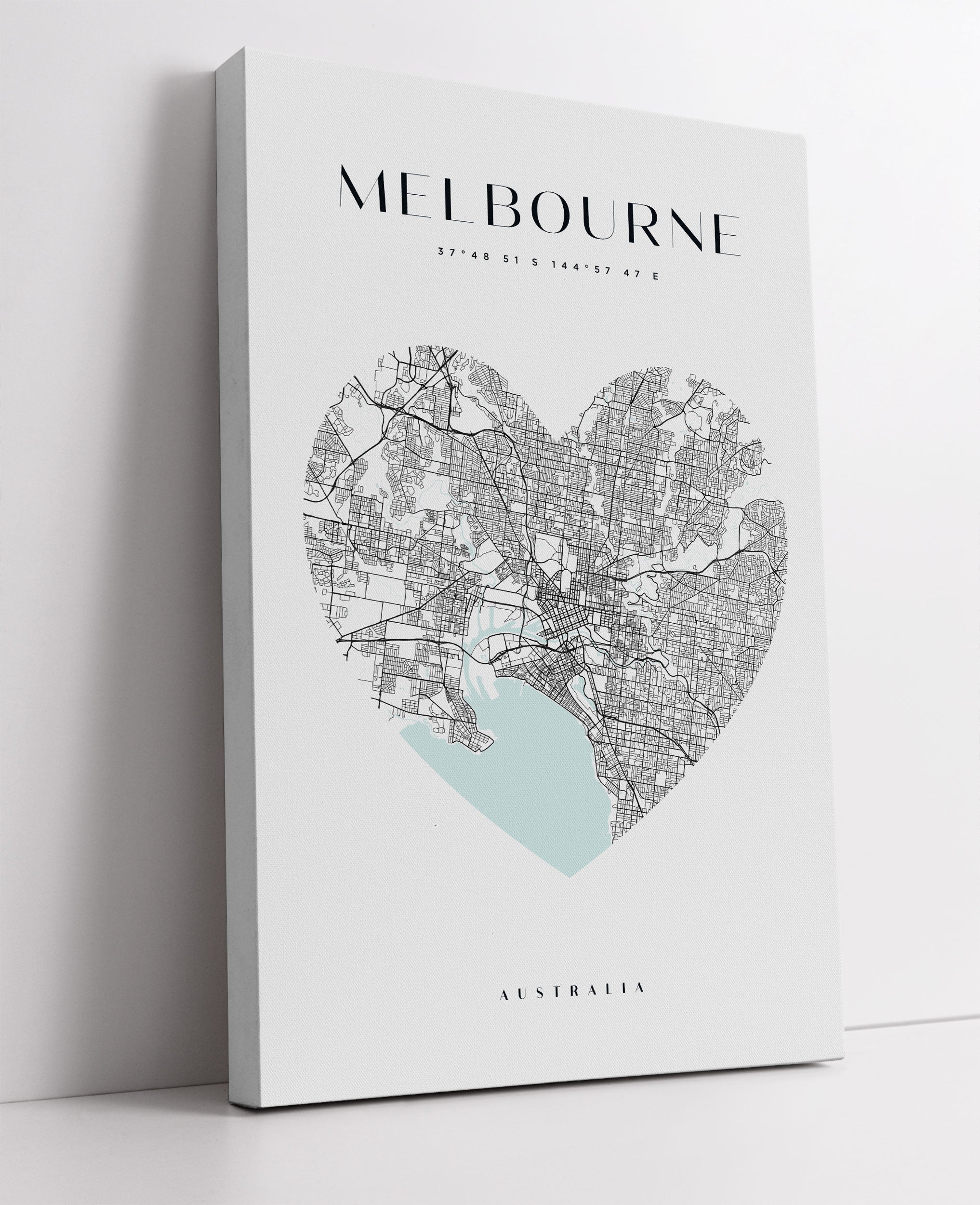 Lieblings Stadt  - Melbourne, Leinwandbild
