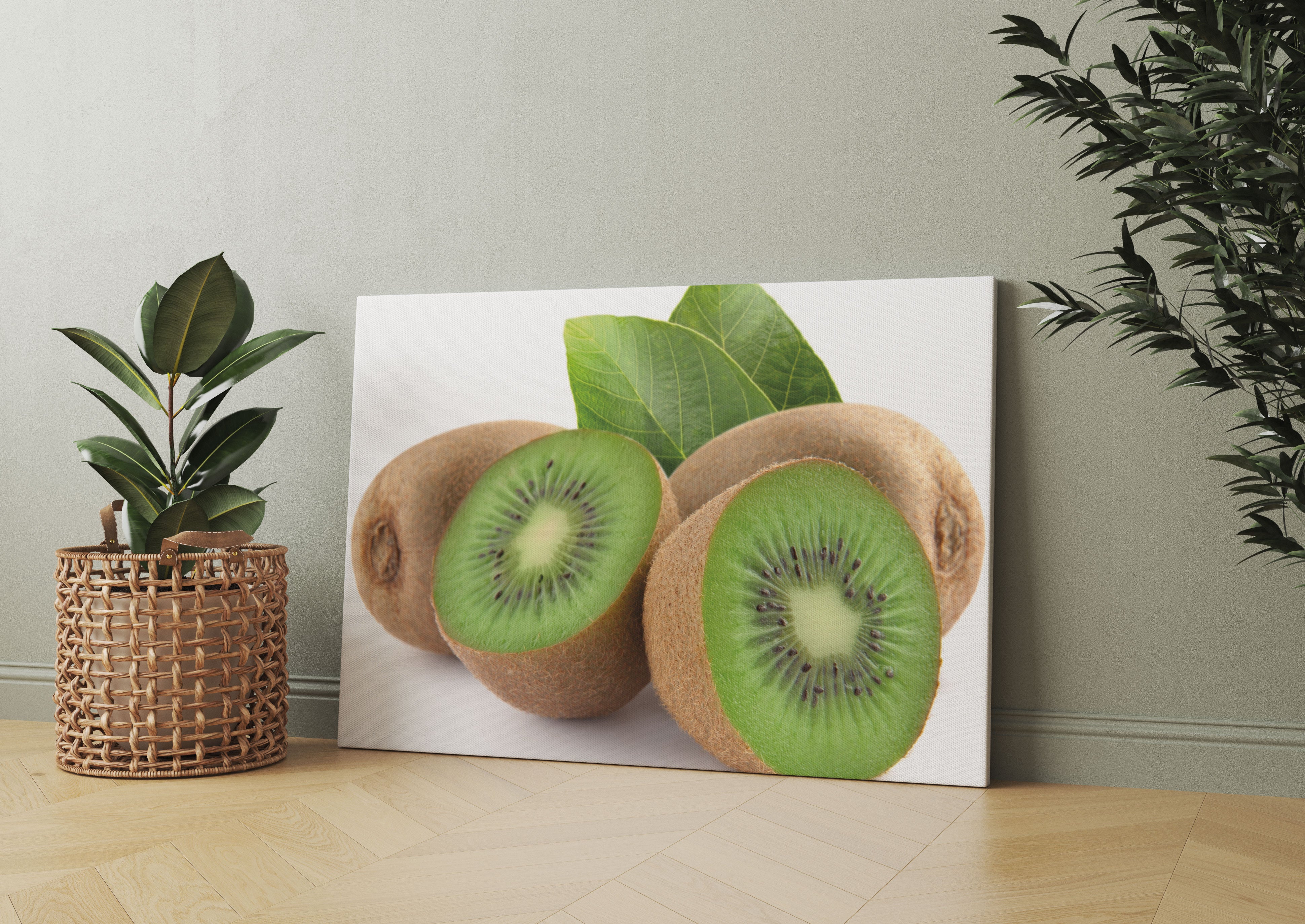 Leckere Kiwis Leinwandbild Wohnzimmer