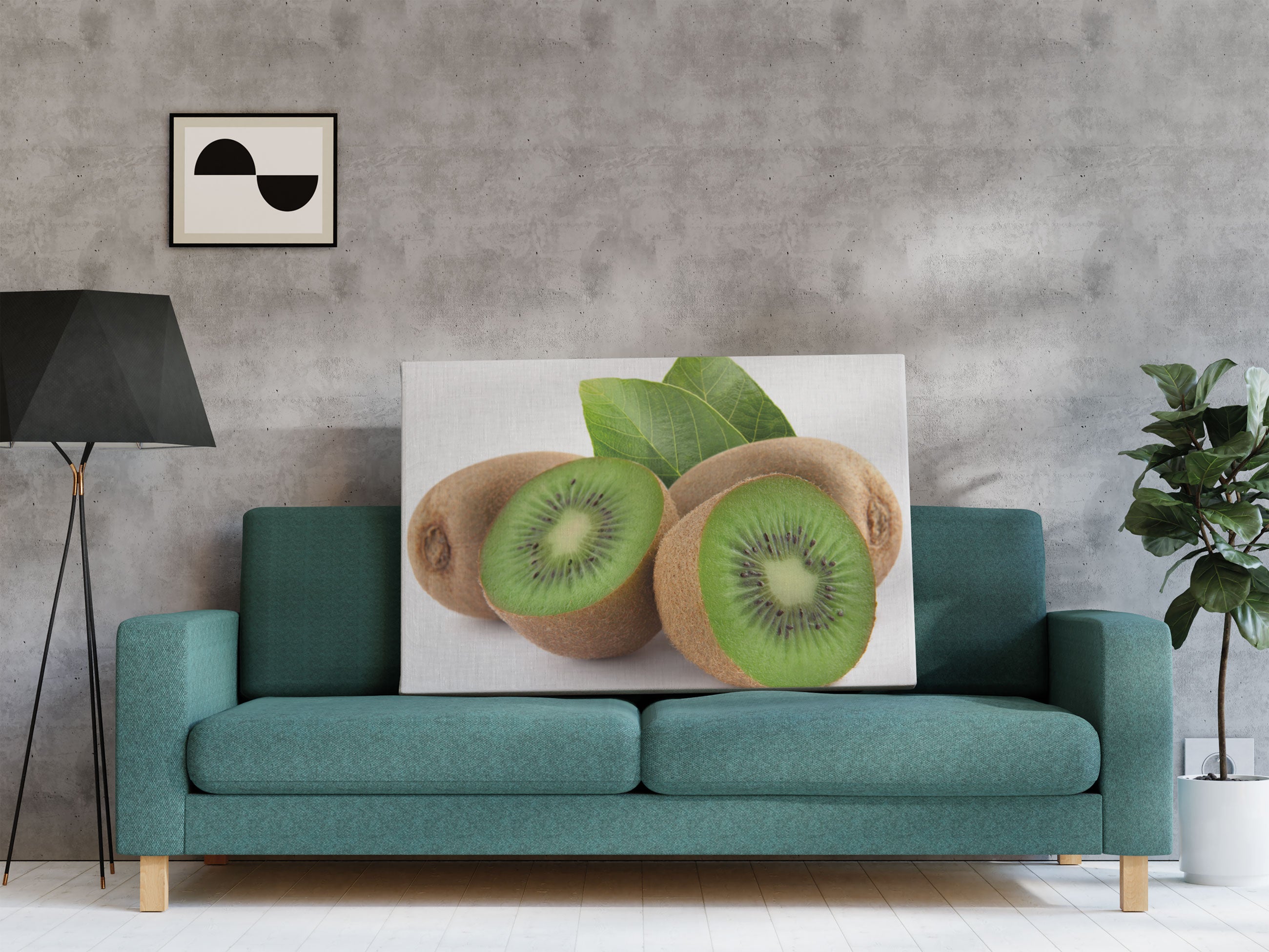 Leckere Kiwis Leinwandbild Regal