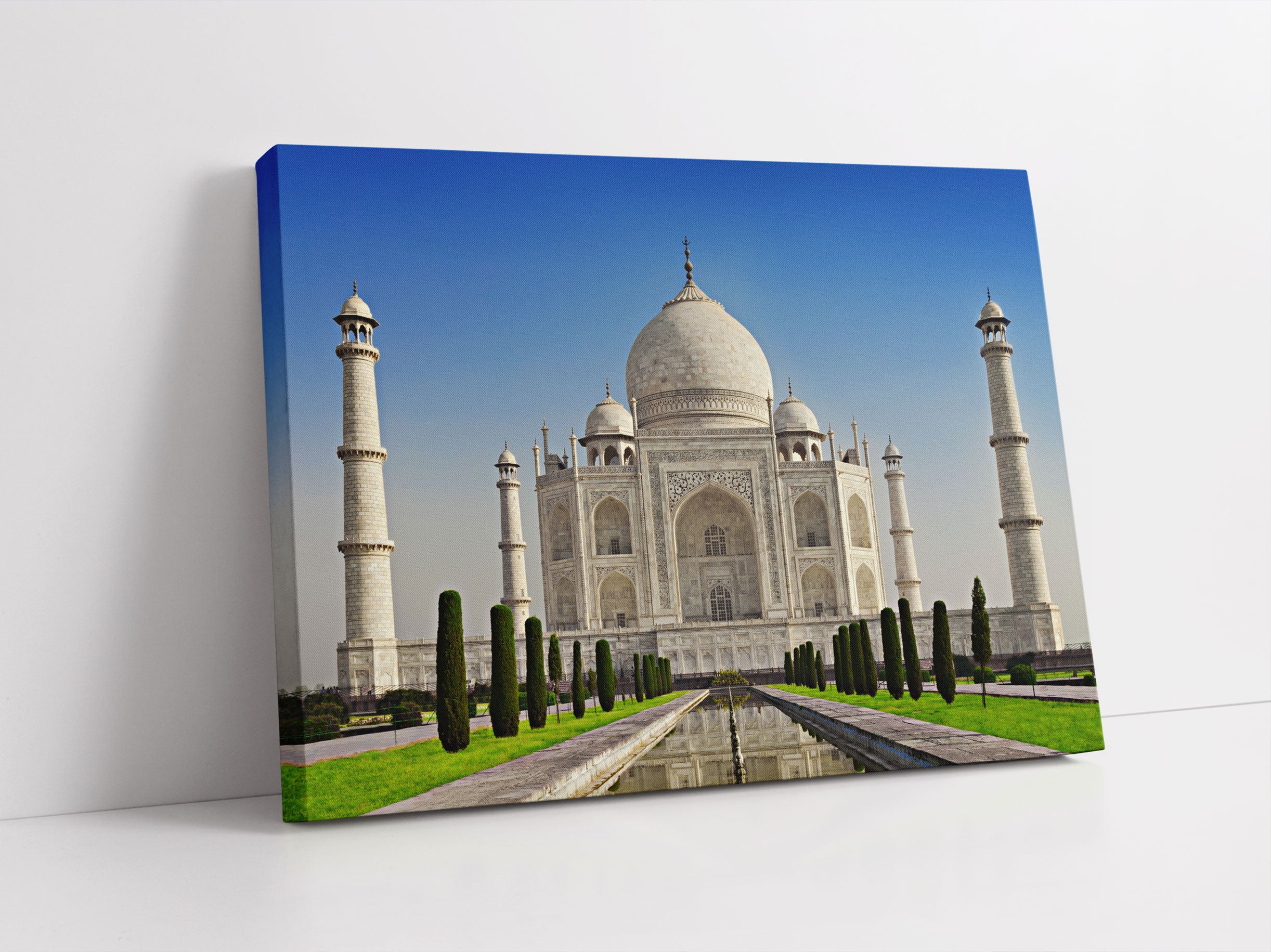 Gewaltiger Taj Mahal Leinwandbild Studio