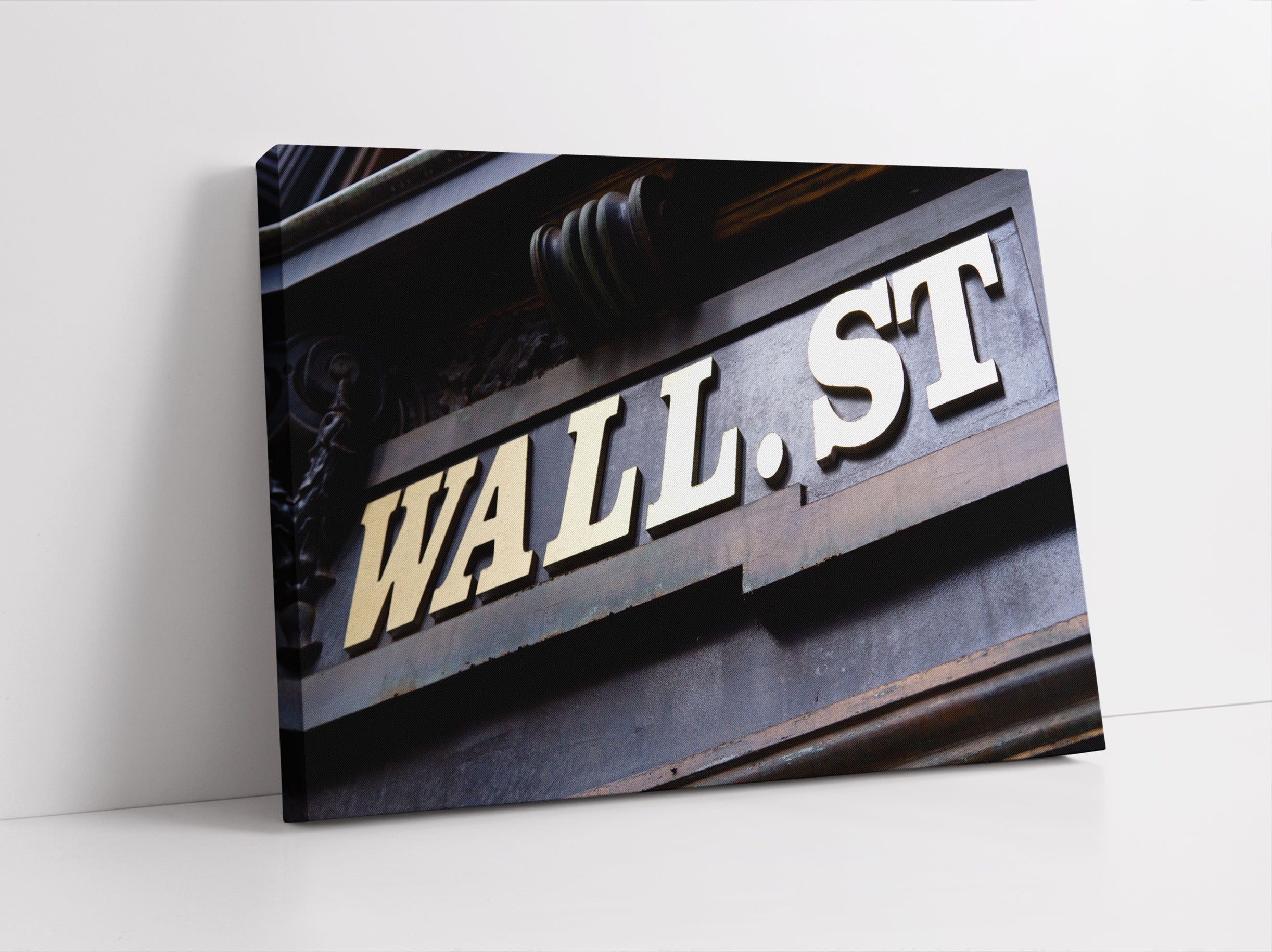 Wall Street in New York Leinwandbild Studio