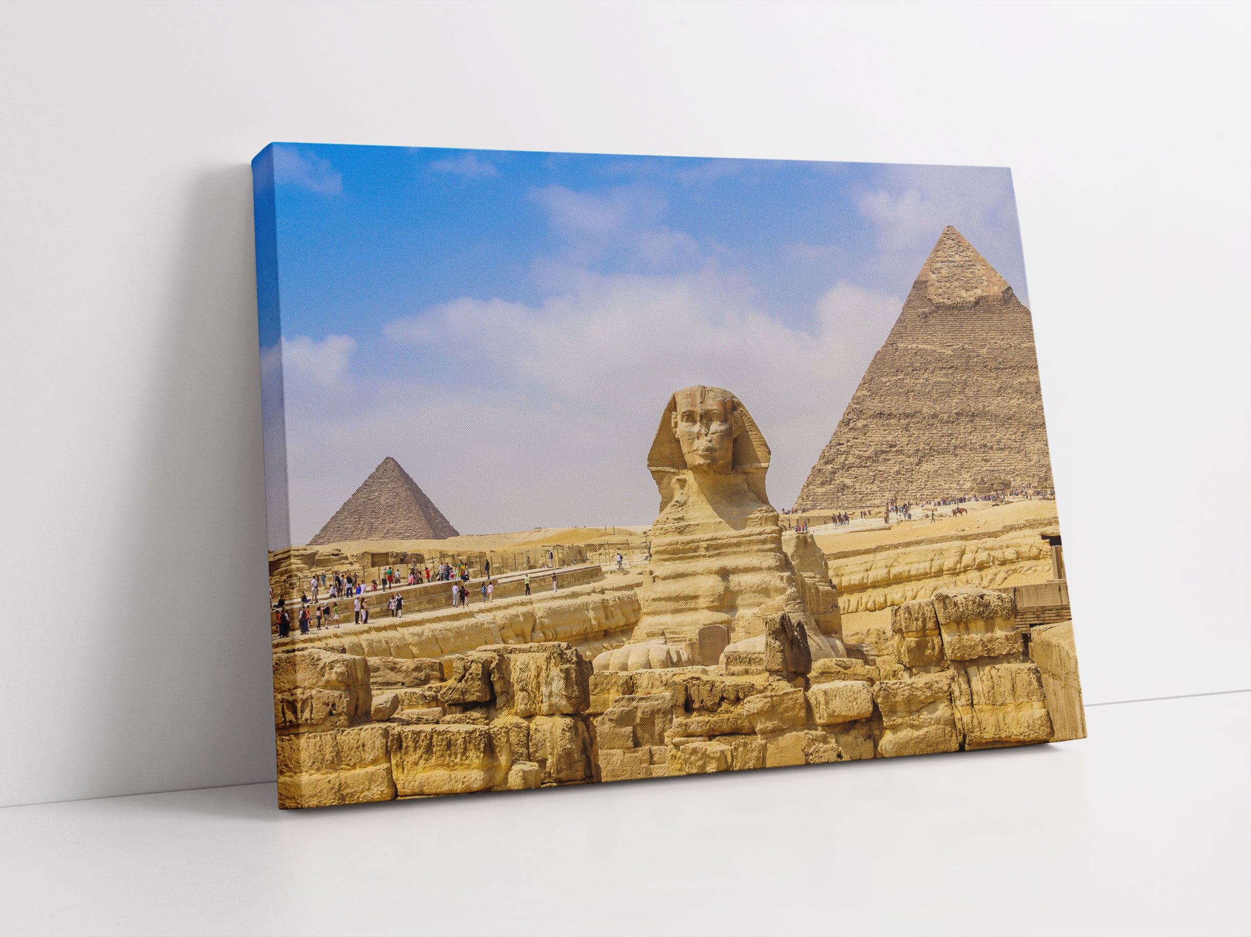 Große Sphinx von Gizeh Leinwandbild Studio