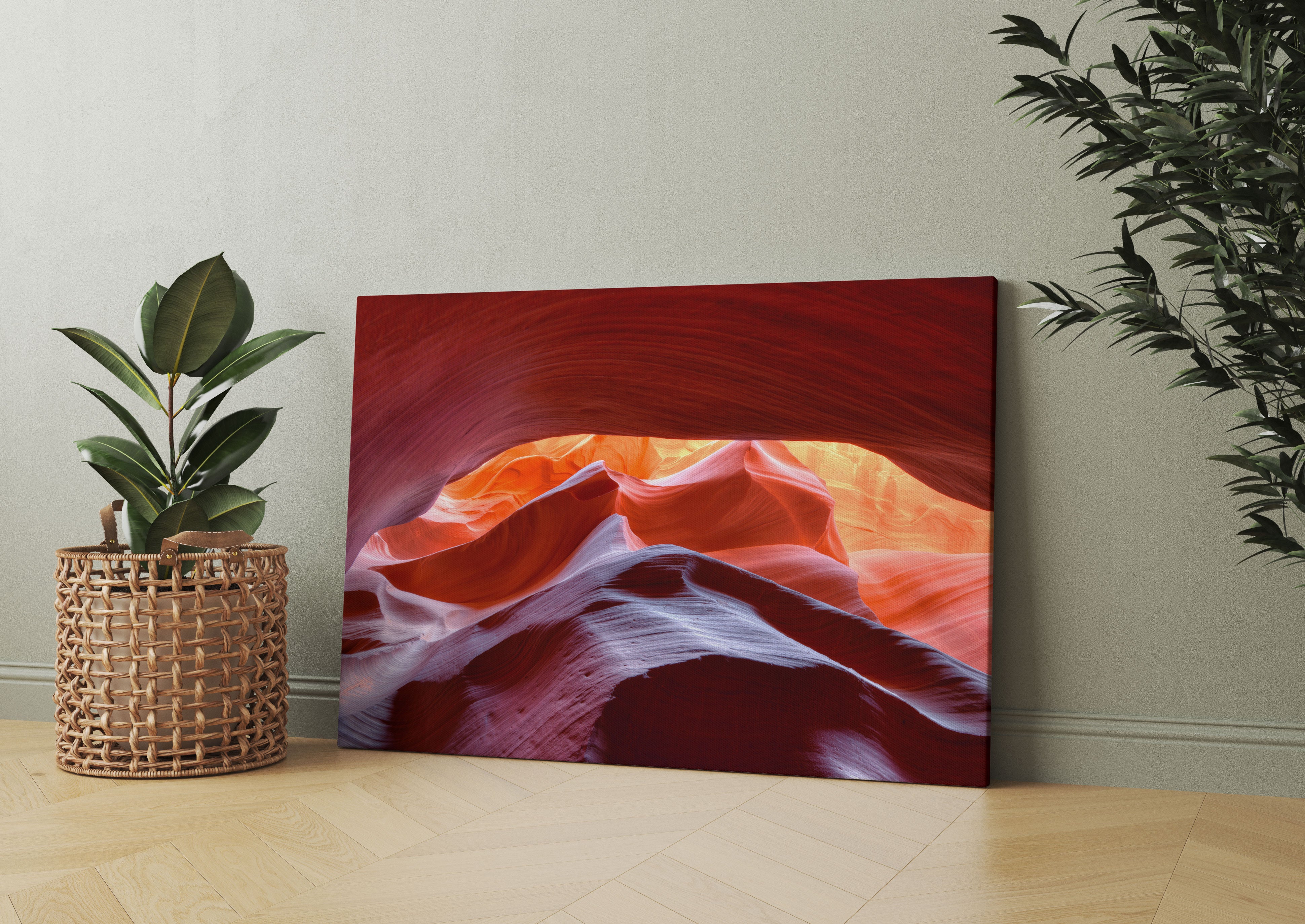 Antelope Canyon Arizona Leinwandbild Wohnzimmer