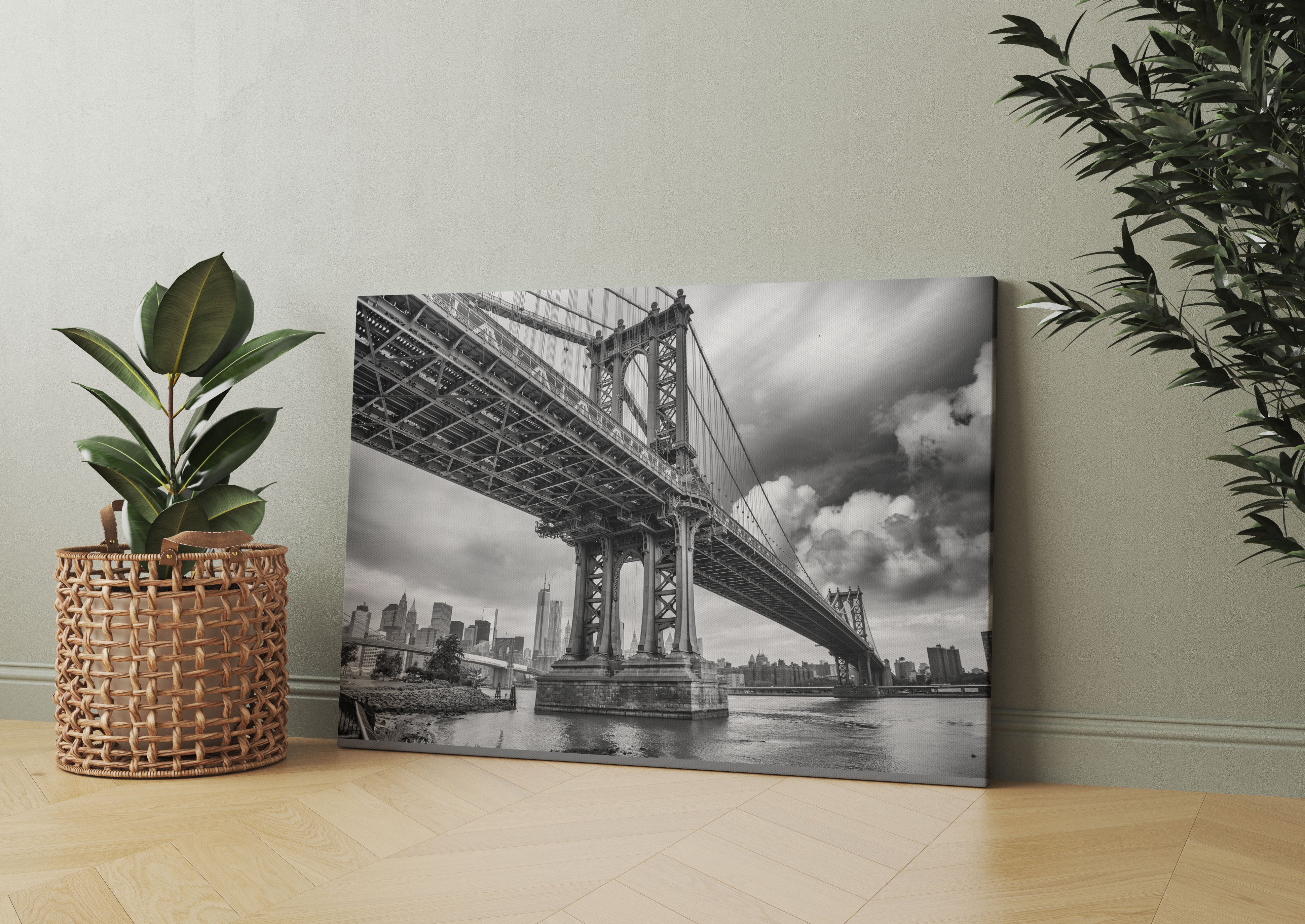 Manhattan Bridge New York Leinwandbild Wohnzimmer