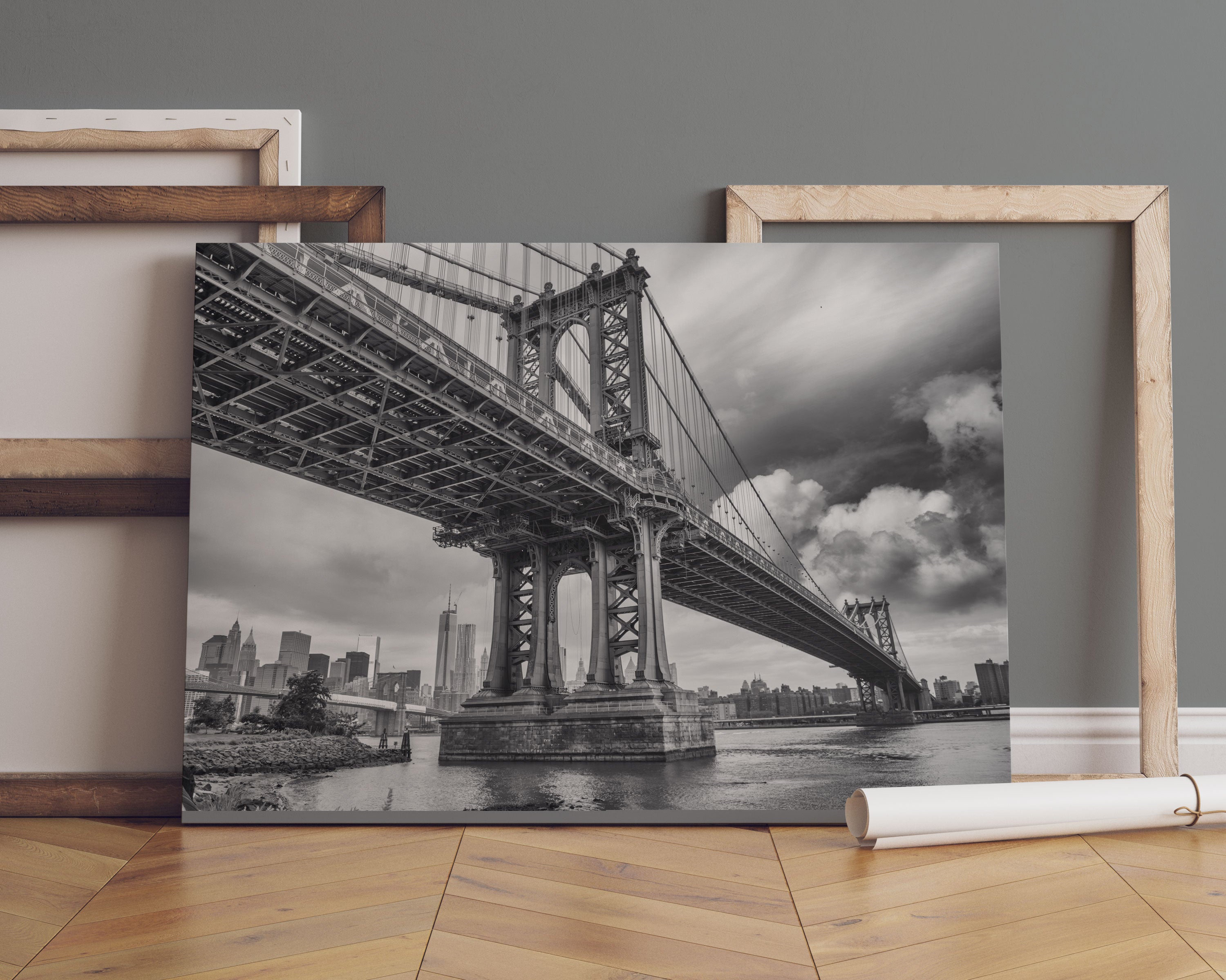 Manhattan Bridge New York Leinwandbild Sofa