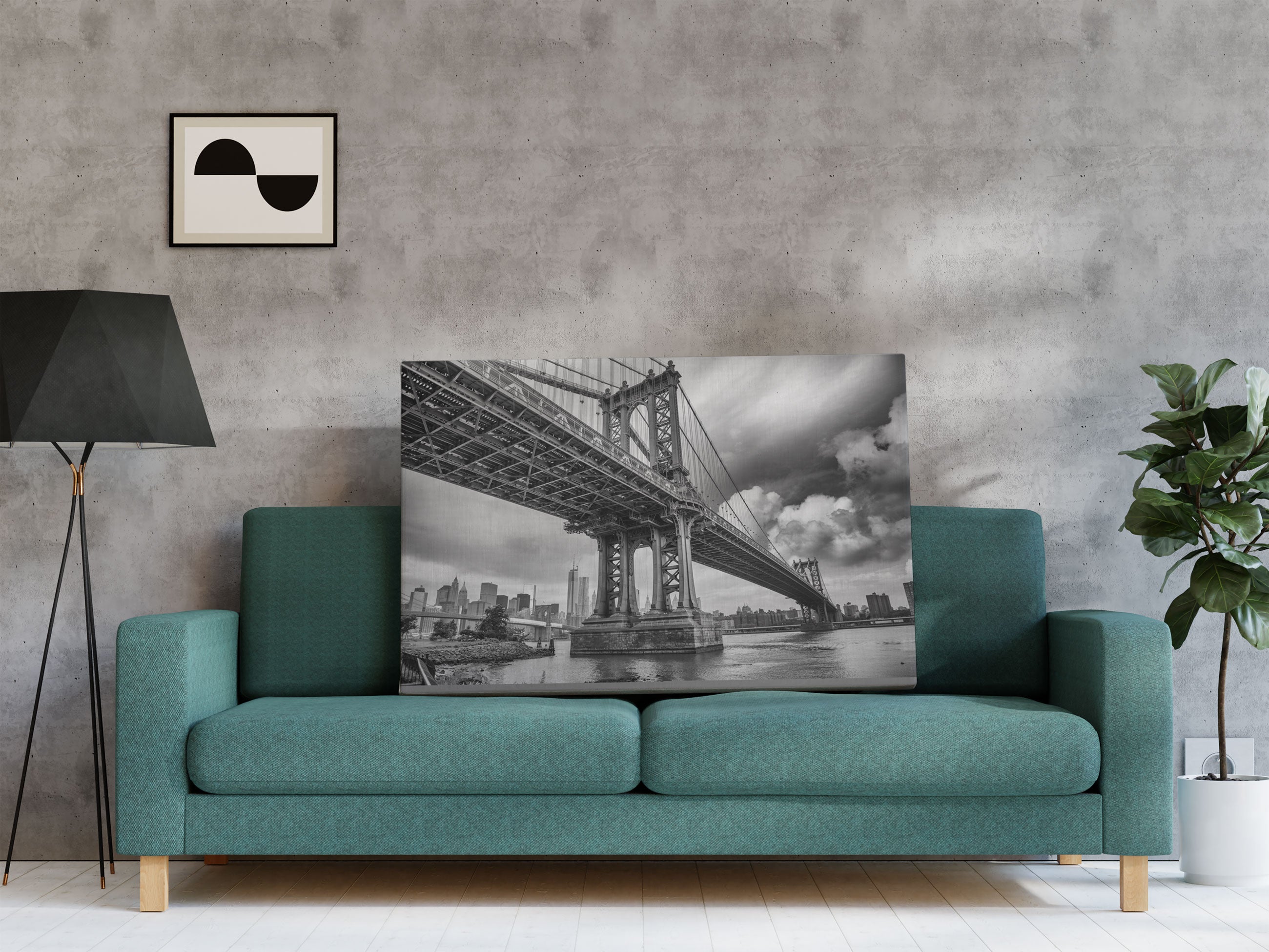 Manhattan Bridge New York Leinwandbild Regal