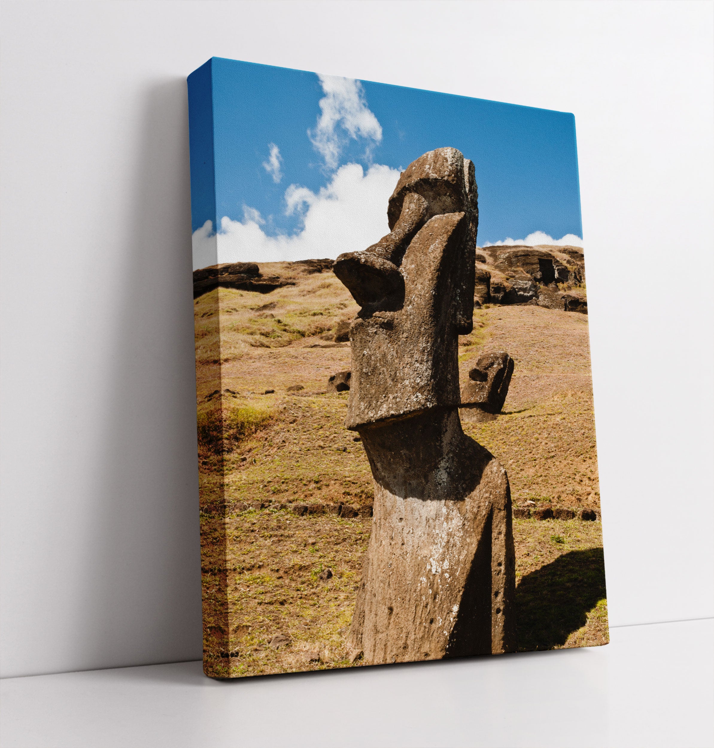 Moai Statue auf den Osterinseln - Leinwandbild