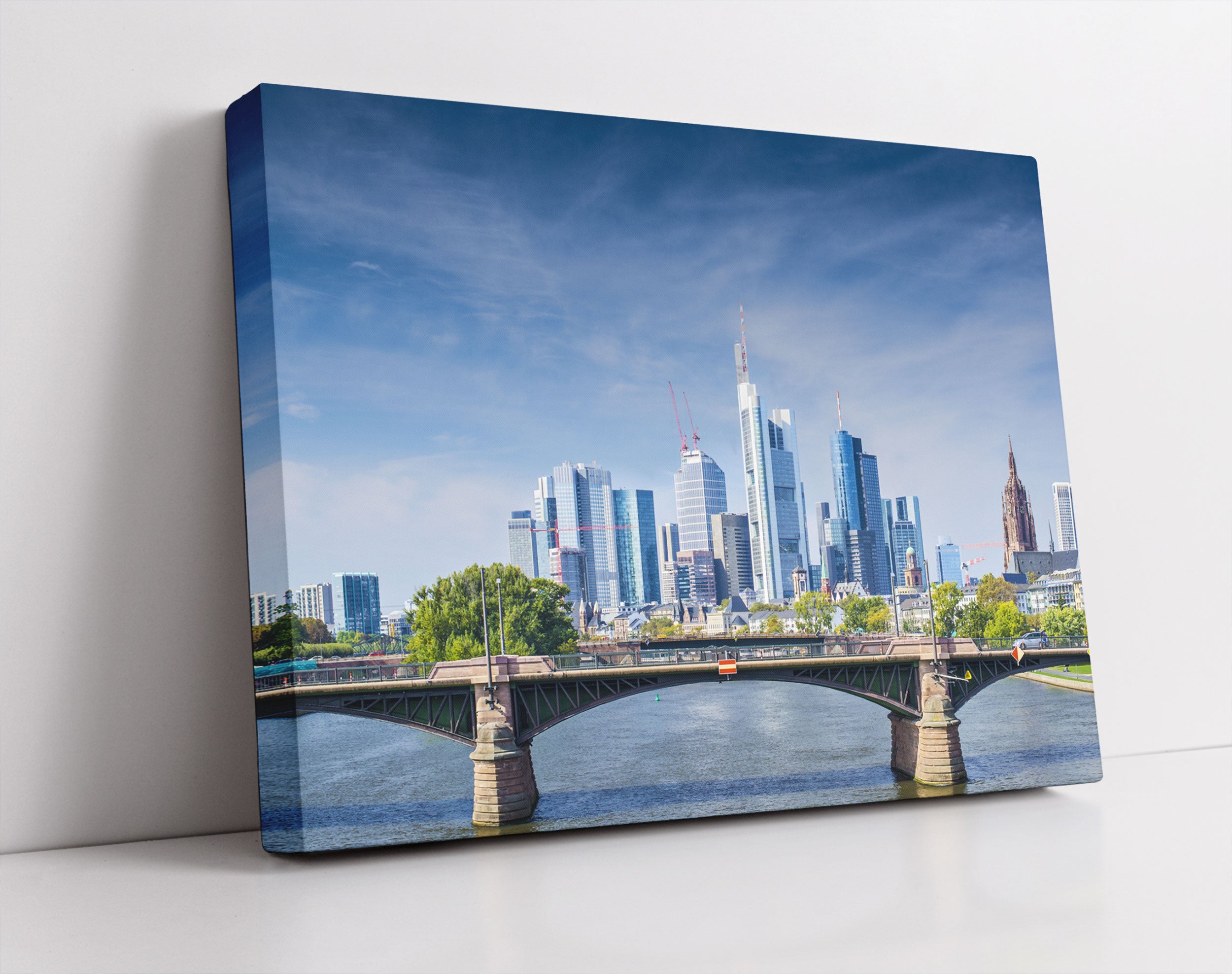 Skyline von Frankfurt am Main - Leinwandbild