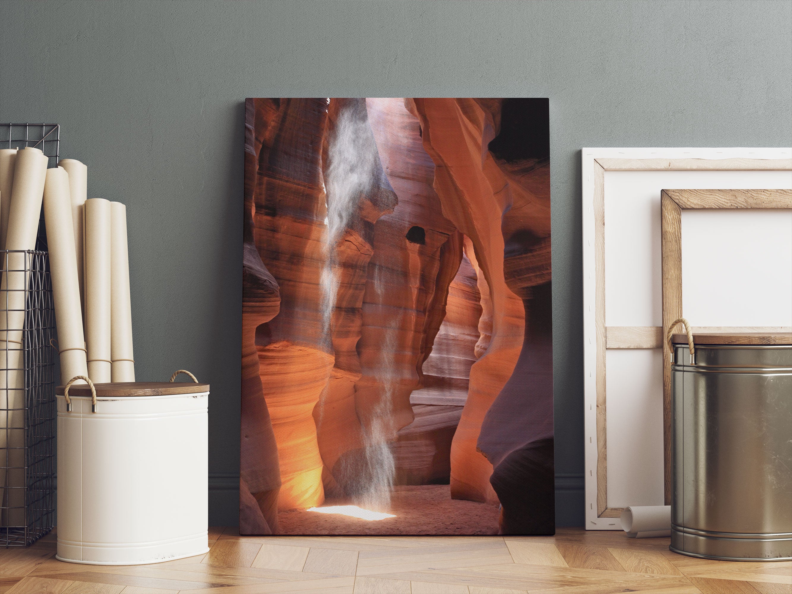 Sand Antelope Canyon Leinwandbild Sofa