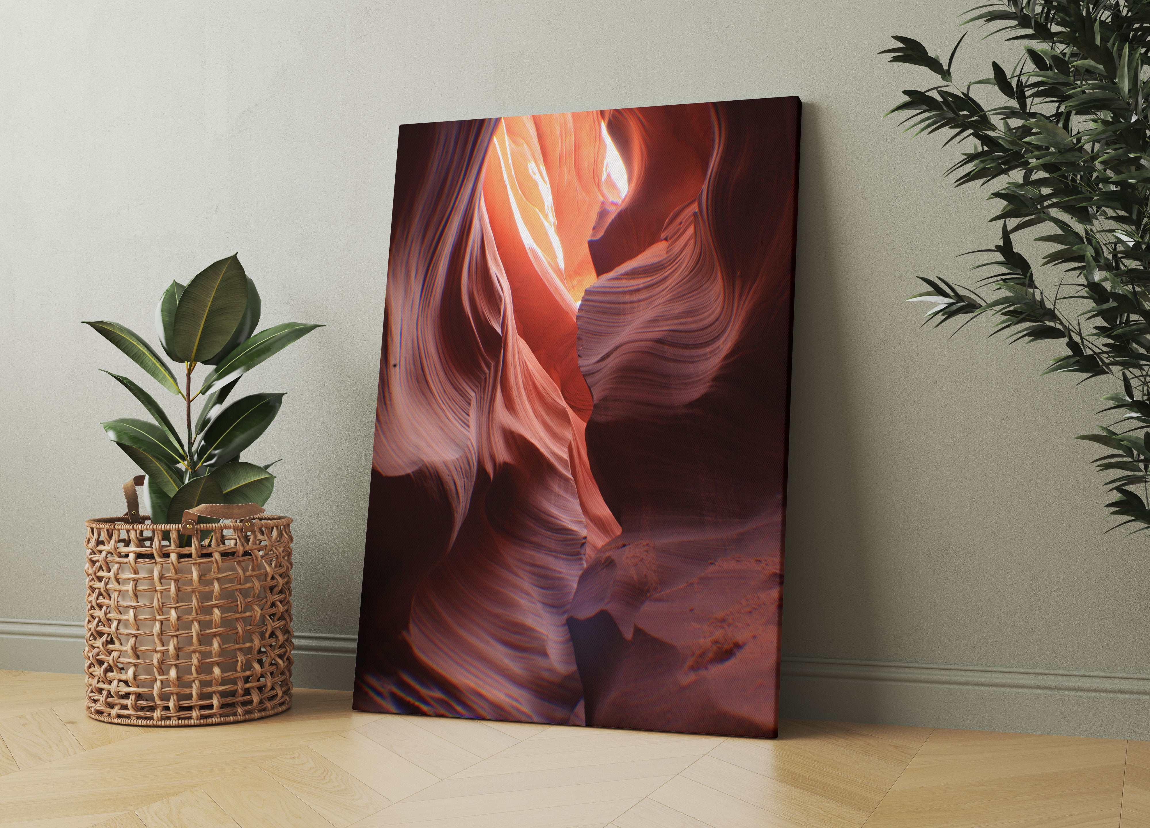 Antelope Canyon Arizona Leinwandbild Wohnzimmer