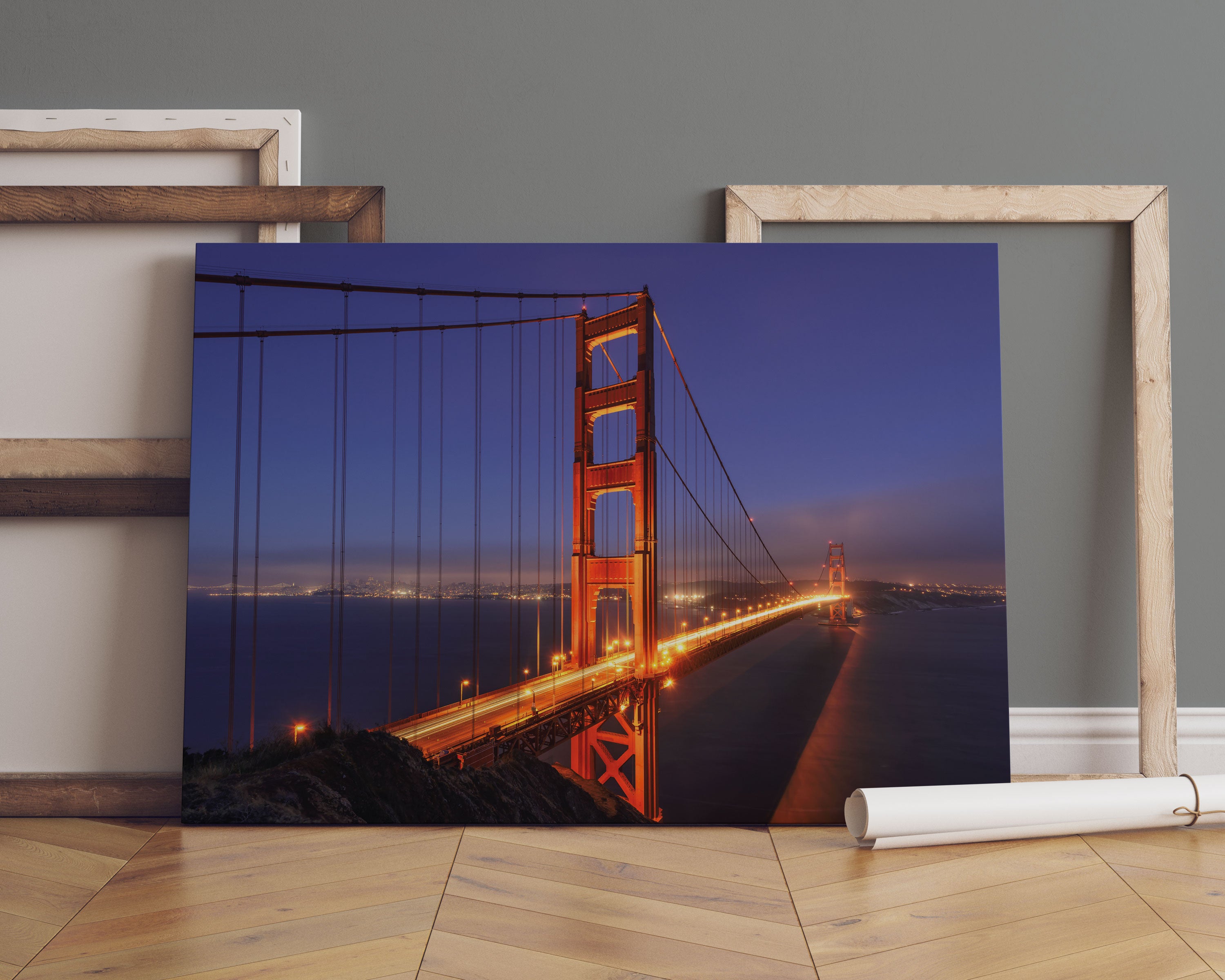 Golden Gate Bridge San Francisco Leinwandbild Sofa