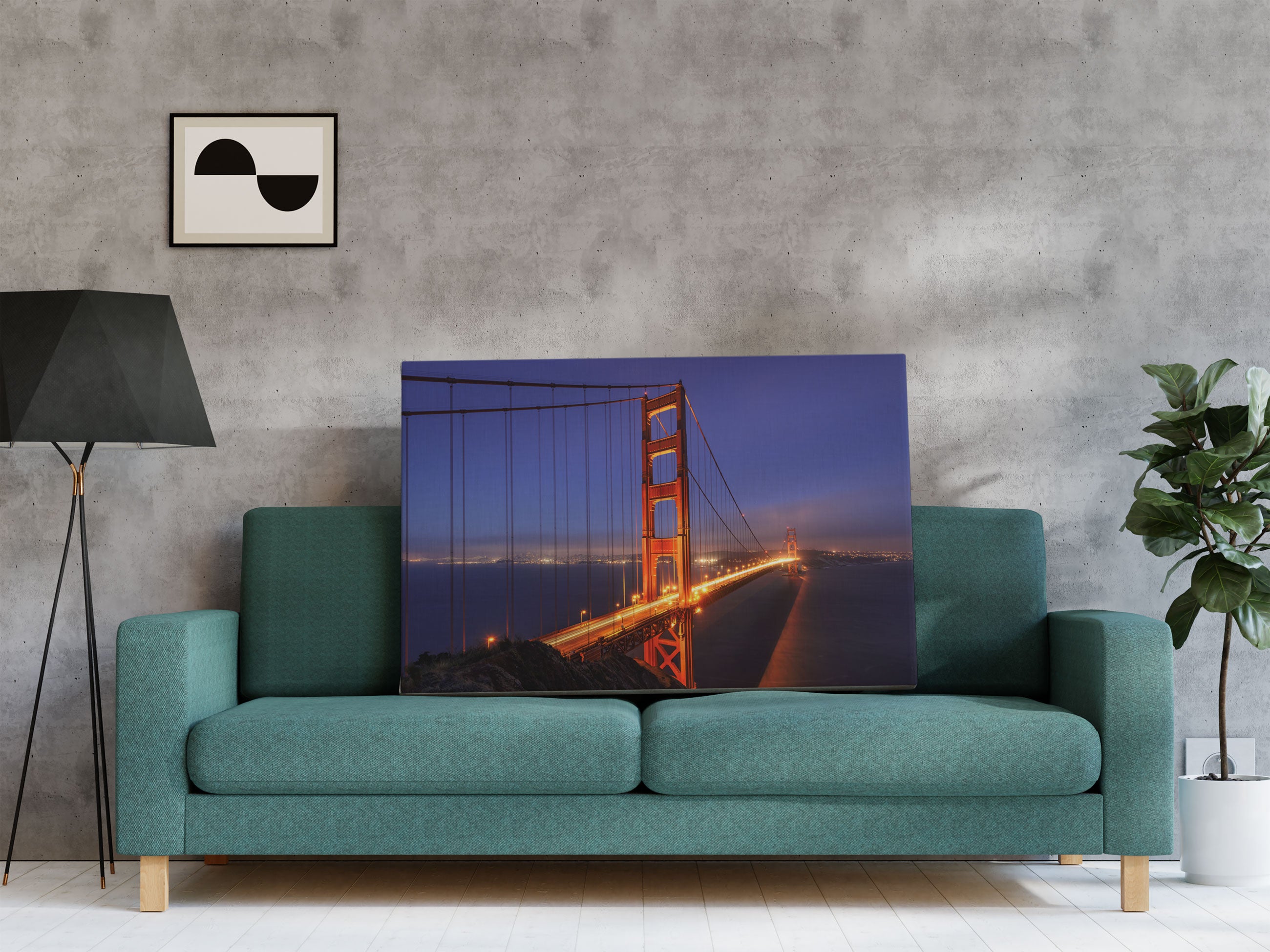 Golden Gate Bridge San Francisco Leinwandbild Regal