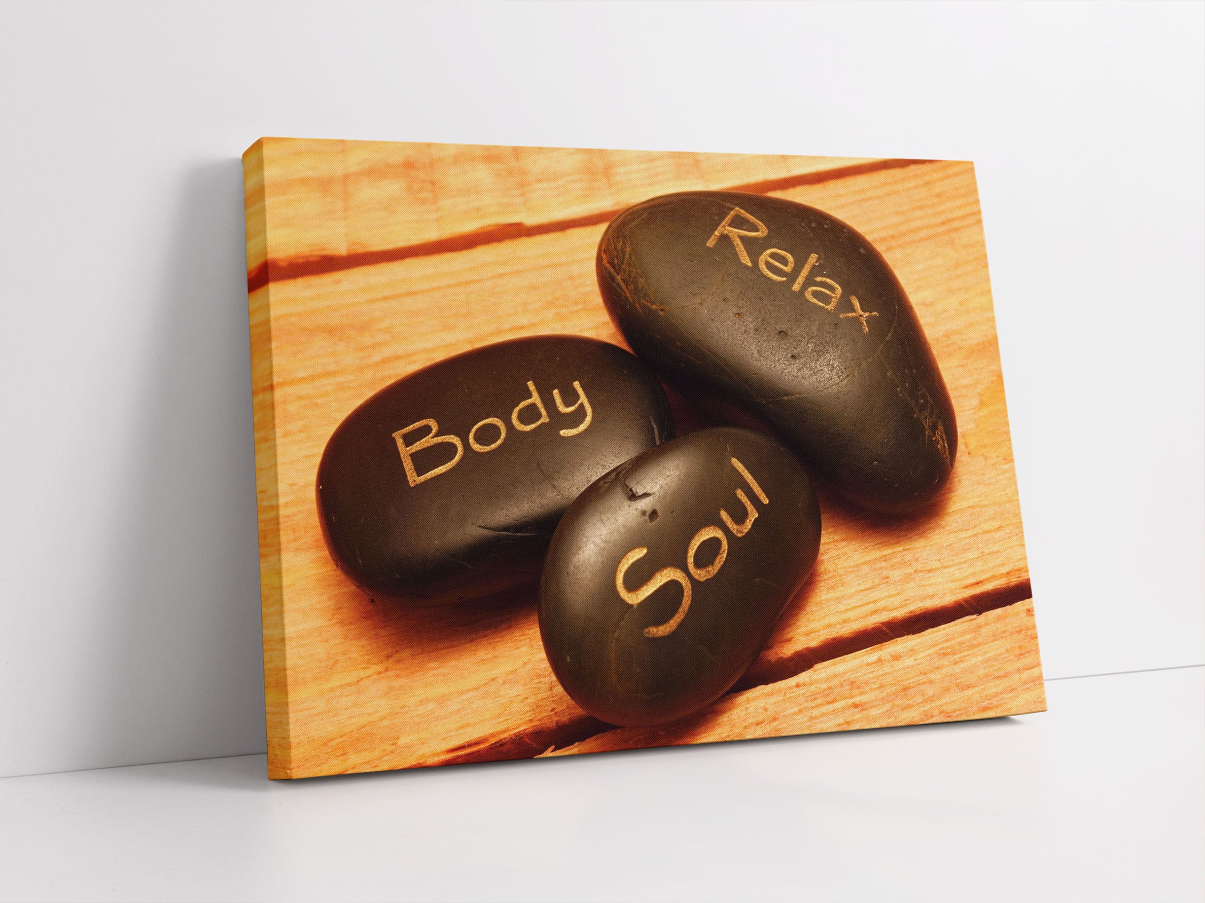 Wellness Body Soul Relax Leinwandbild Studio