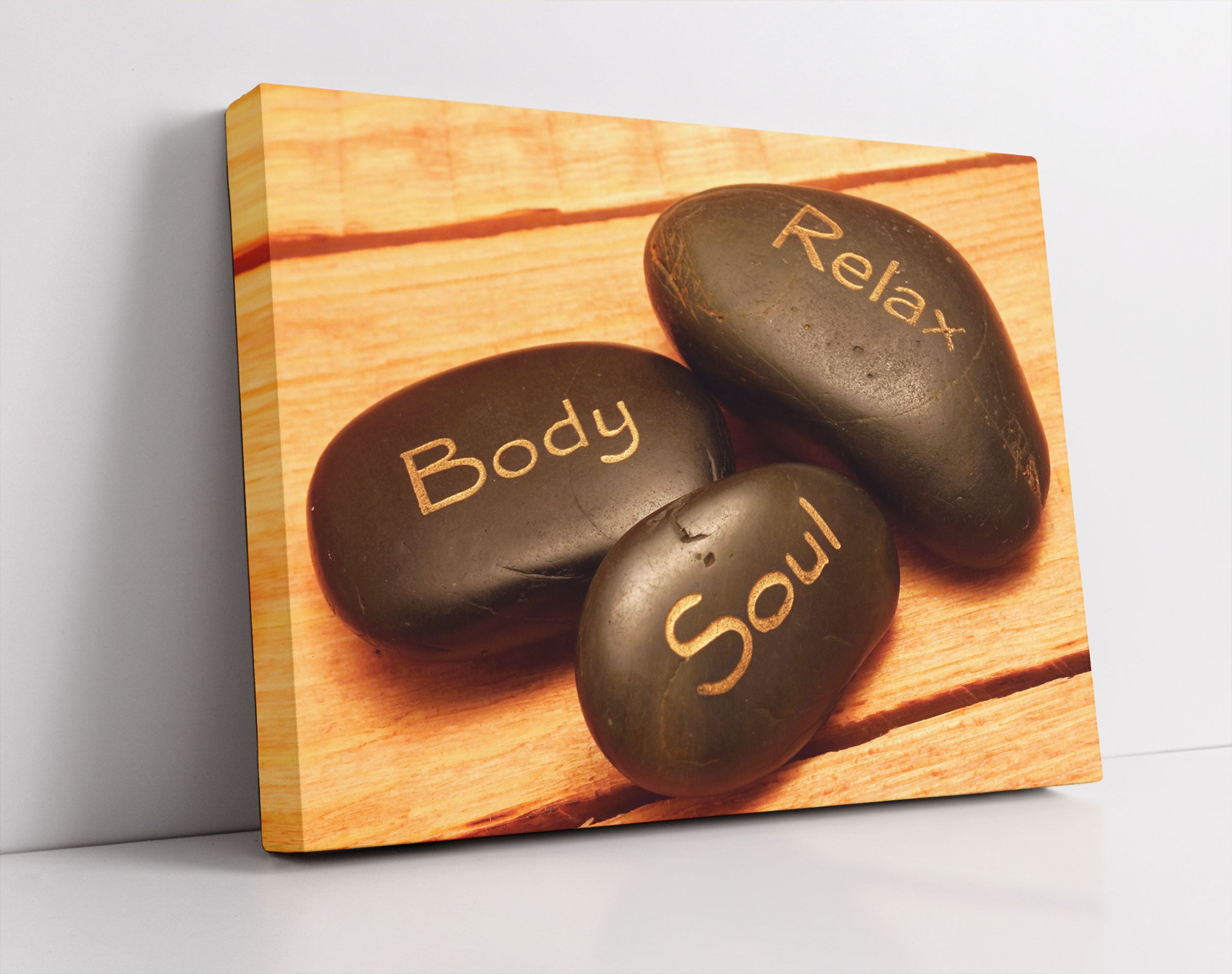 Wellness Body Soul Relax - Leinwandbild