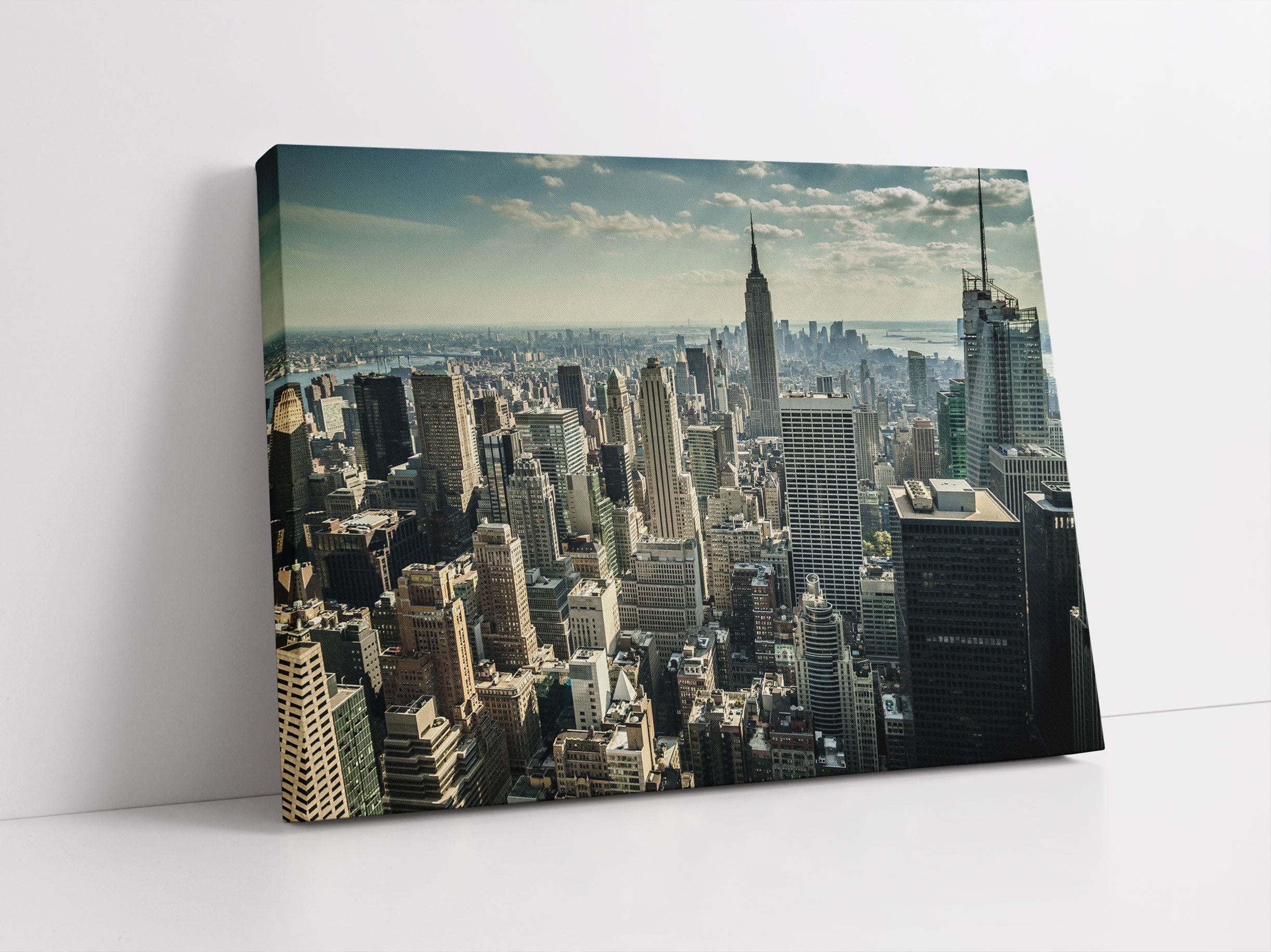 New York bei Tag Leinwandbild Studio