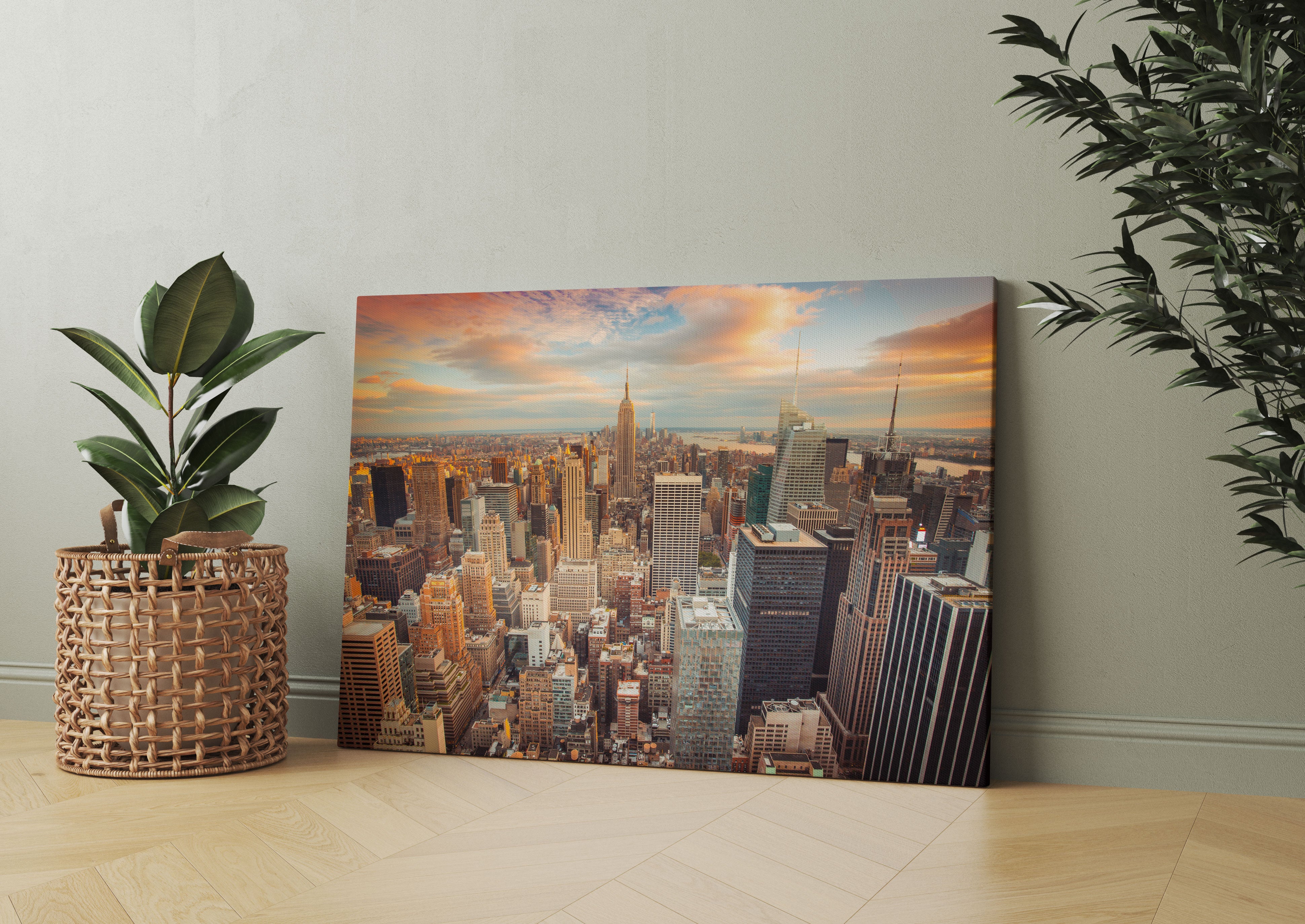 Skyline von New York Leinwandbild Wohnzimmer