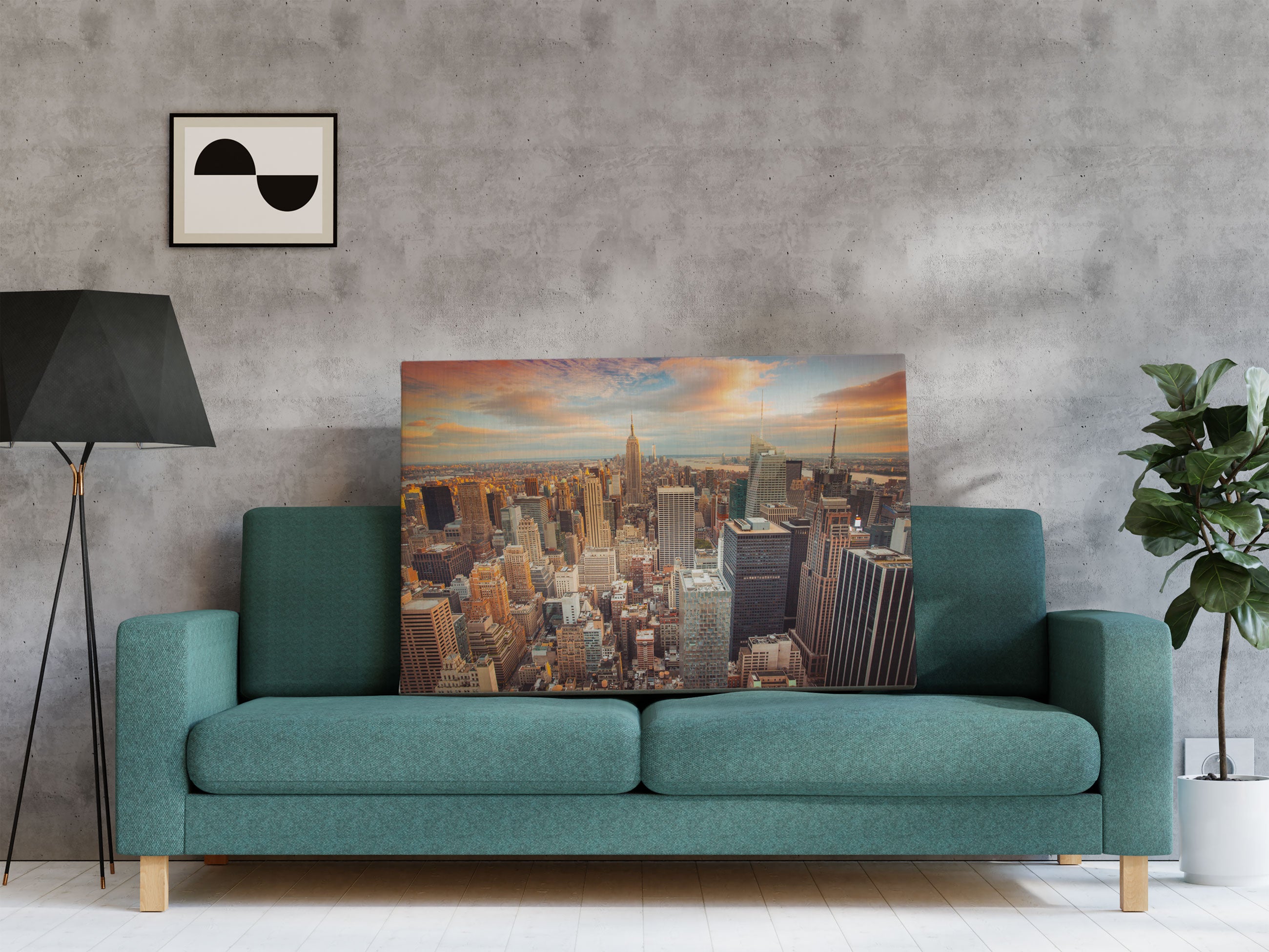 Skyline von New York Leinwandbild Regal