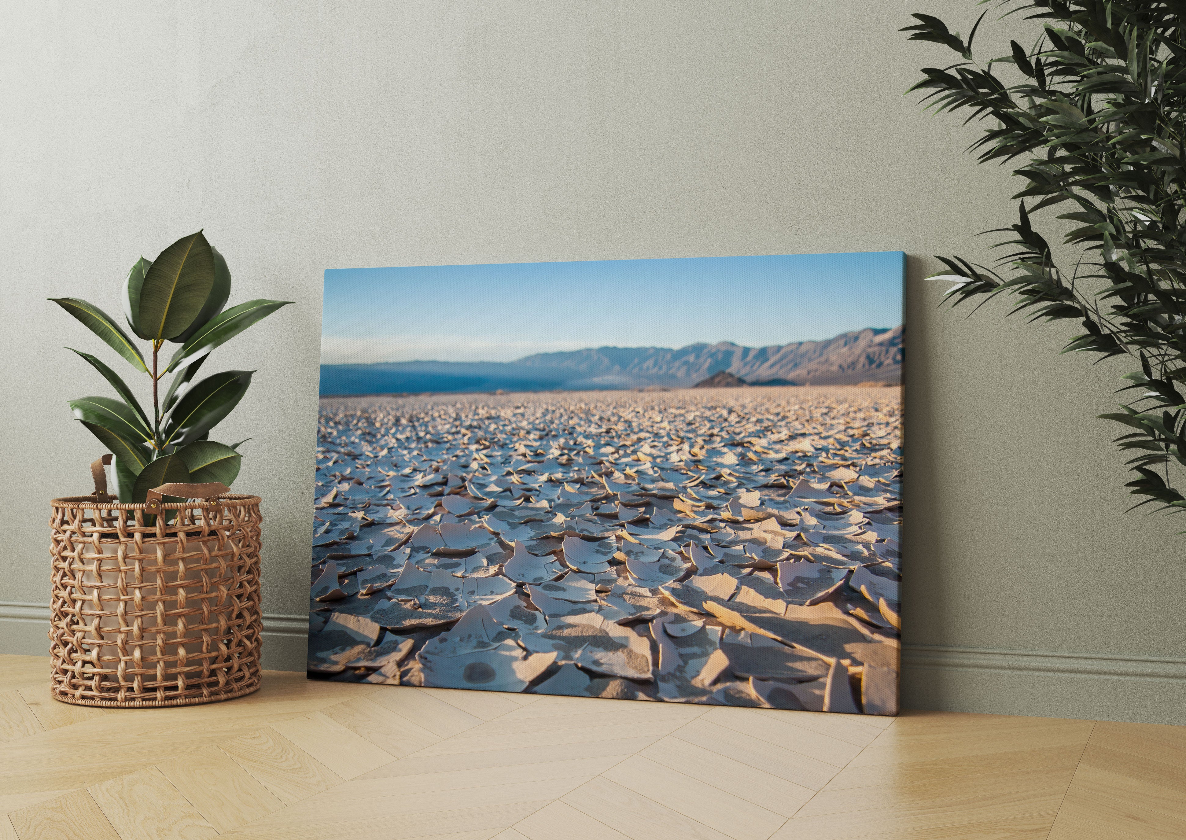 Aufgeplatzte Erde Leinwandbild Wohnzimmer