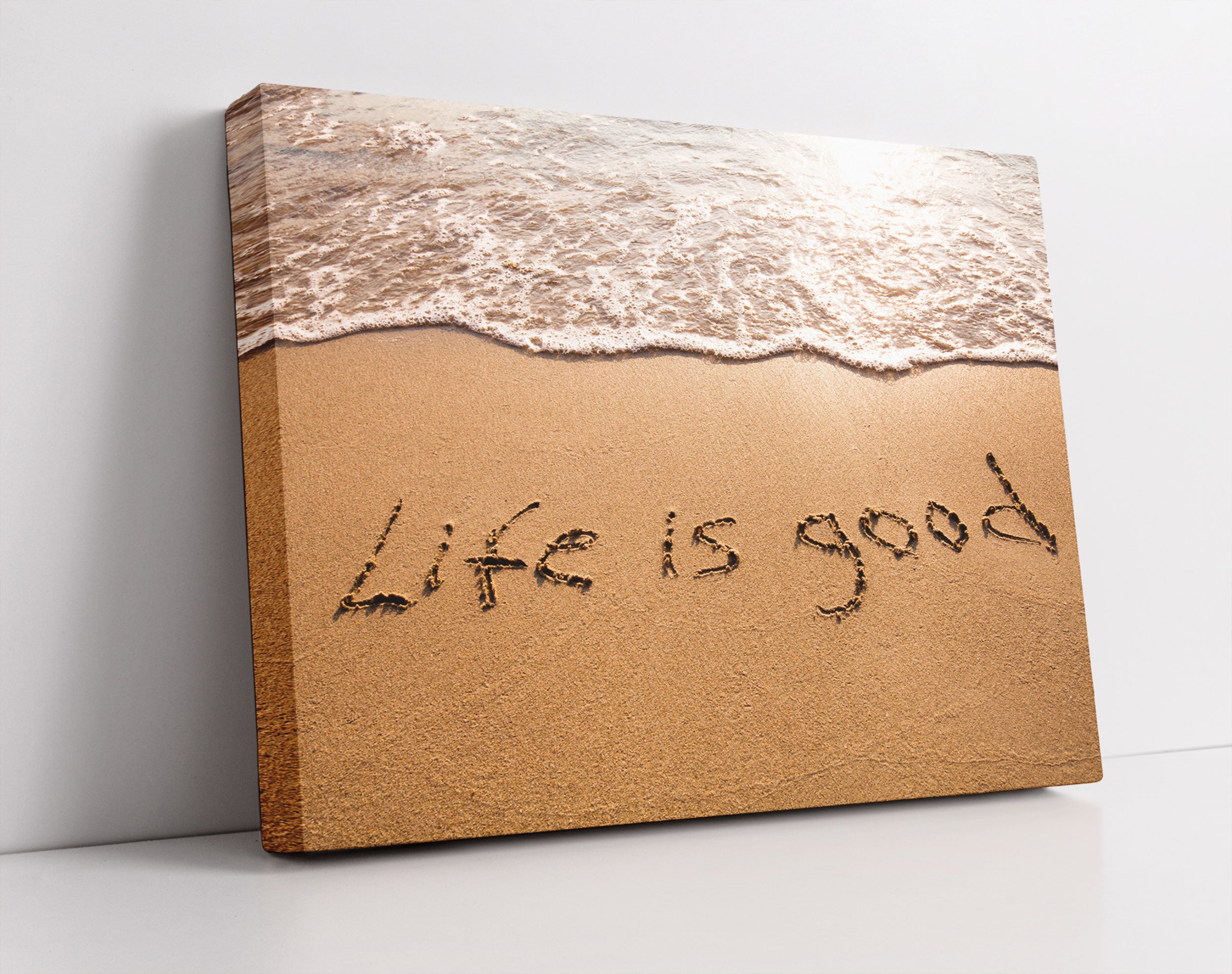 Sand Life is good - Leinwandbild