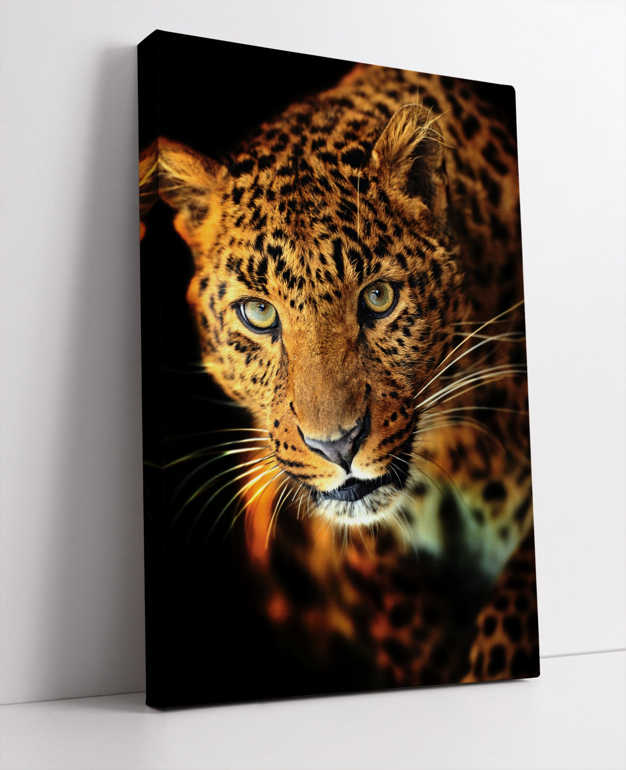 Anmutiger Leopard Leinwandbild Studio