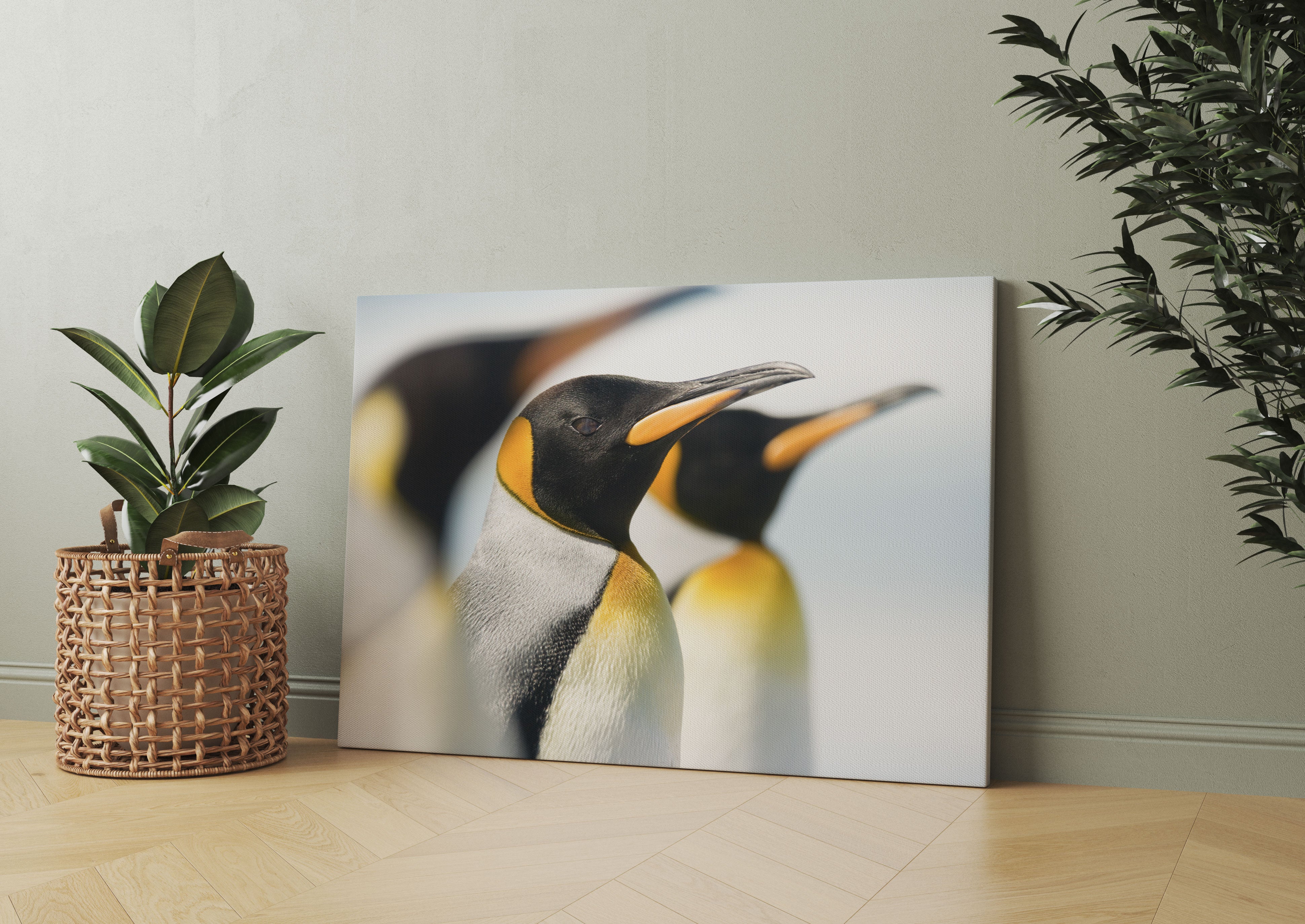 Pinguine Leinwandbild Wohnzimmer