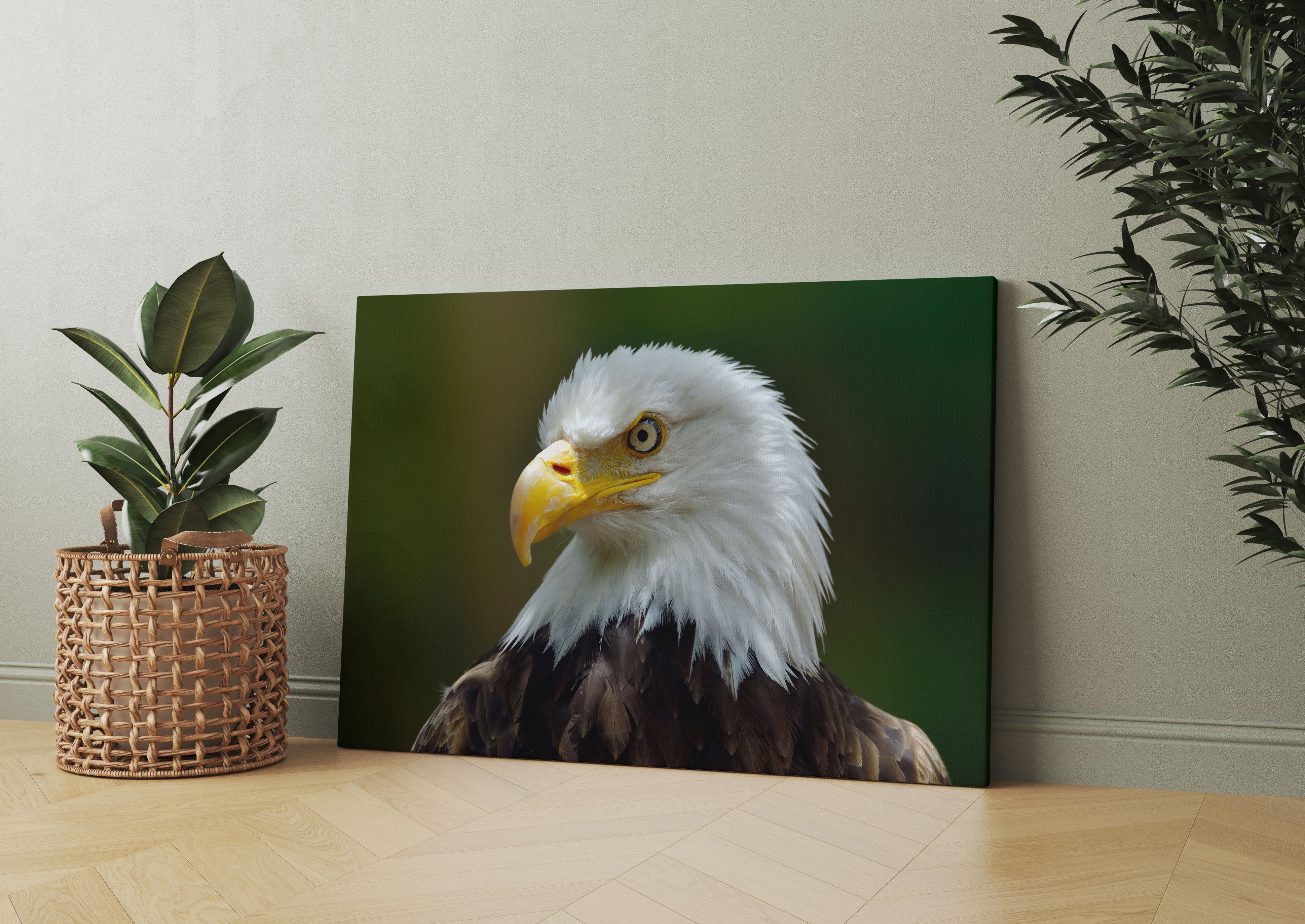 Mächtiger Weißkopfseeadler Leinwandbild Wohnzimmer