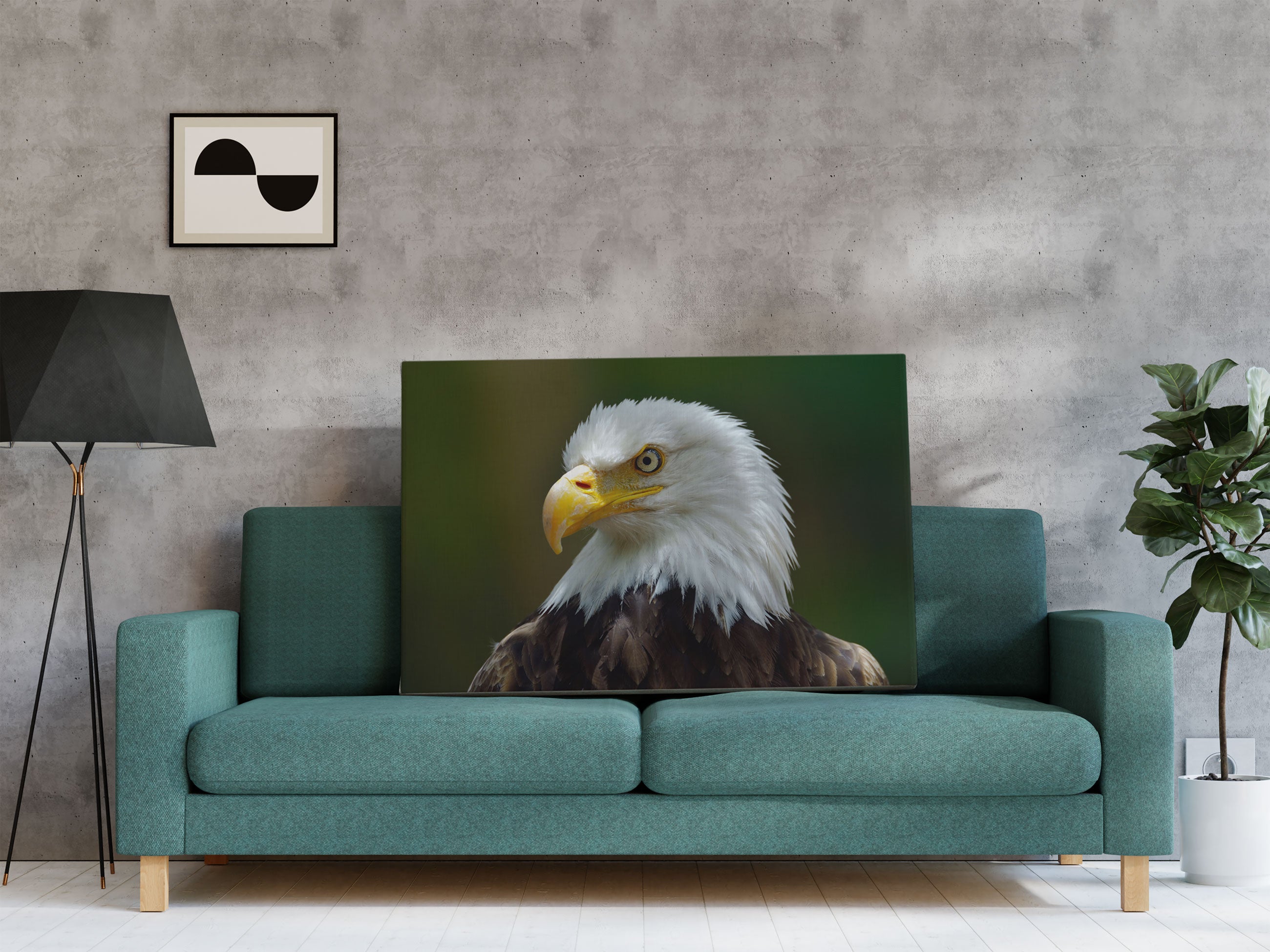 Mächtiger Weißkopfseeadler Leinwandbild Regal