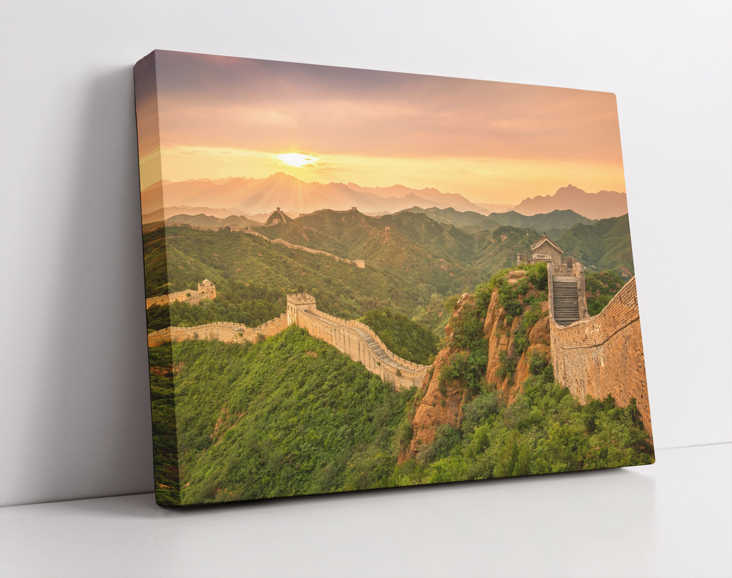 Chinesische Mauer - Leinwandbild