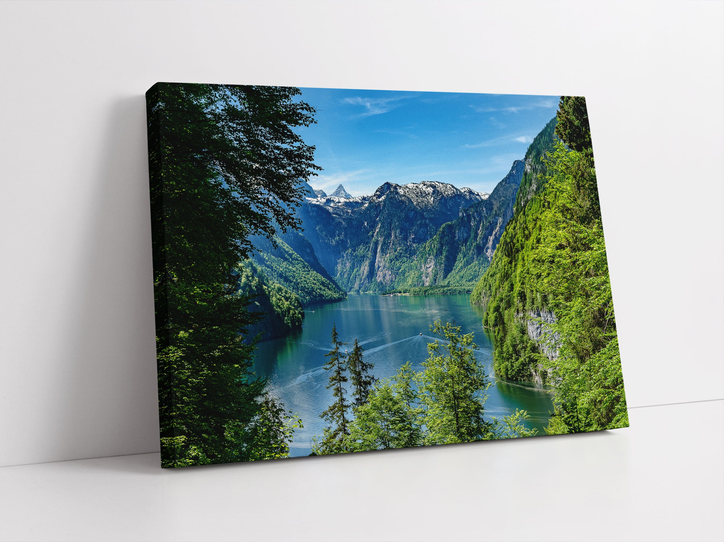 Blick auf den Königssee Leinwandbild Studio