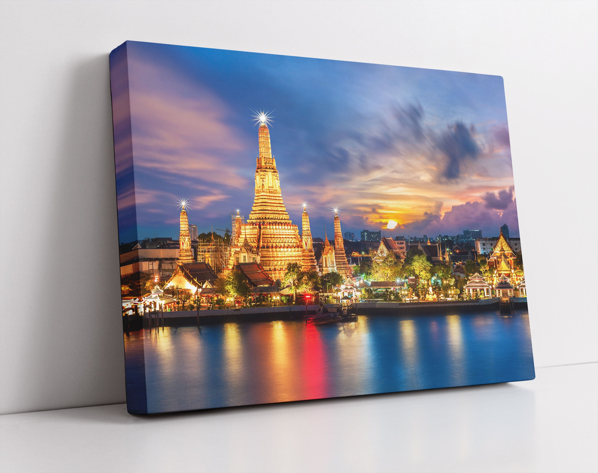 Tempel Bangkok Thailand - Leinwandbild