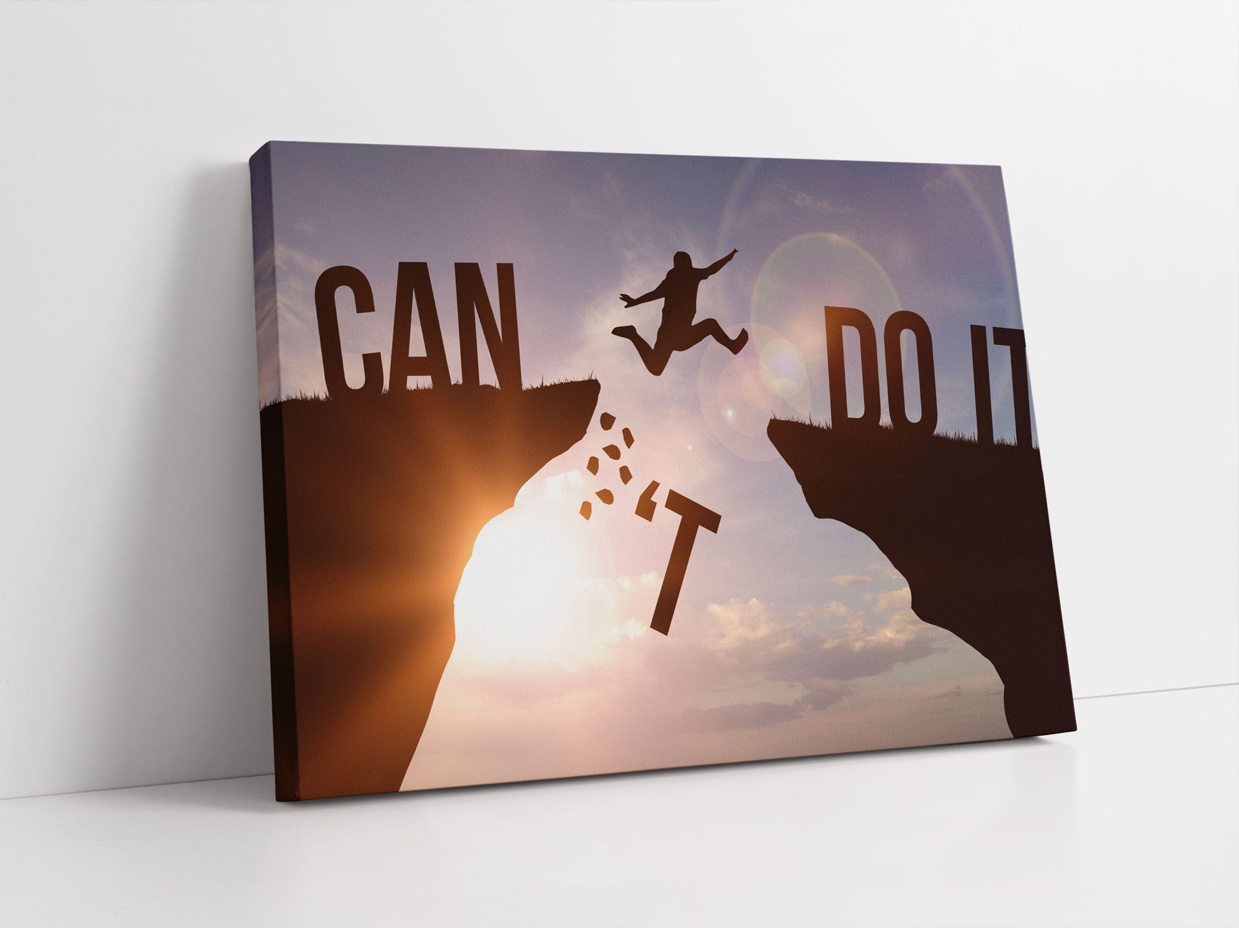 I cant do it Motivaton Leinwandbild Studio